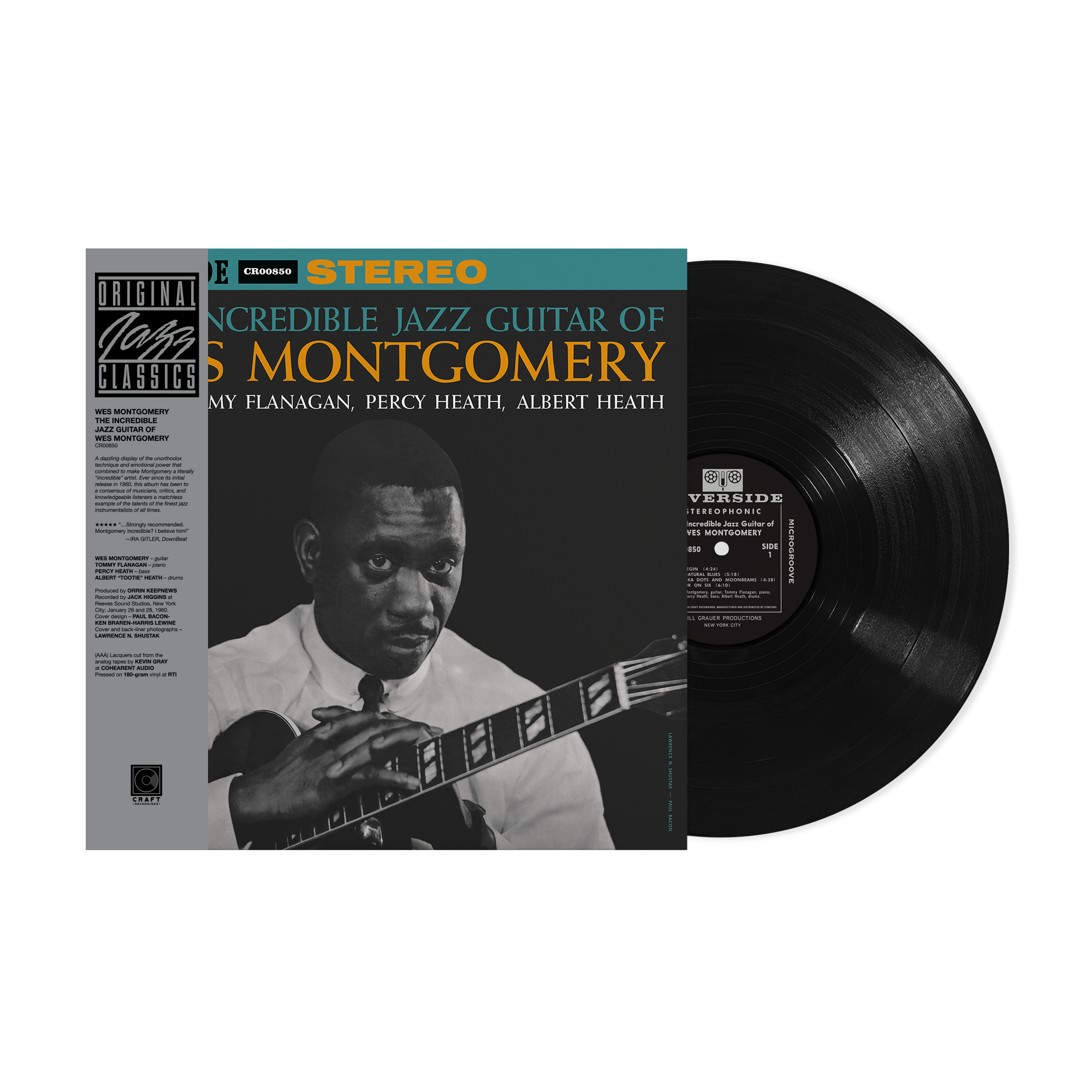 Wes Montgomery - The Incredible Jazz Guitar Of Wes Montgomery - OJC LP
