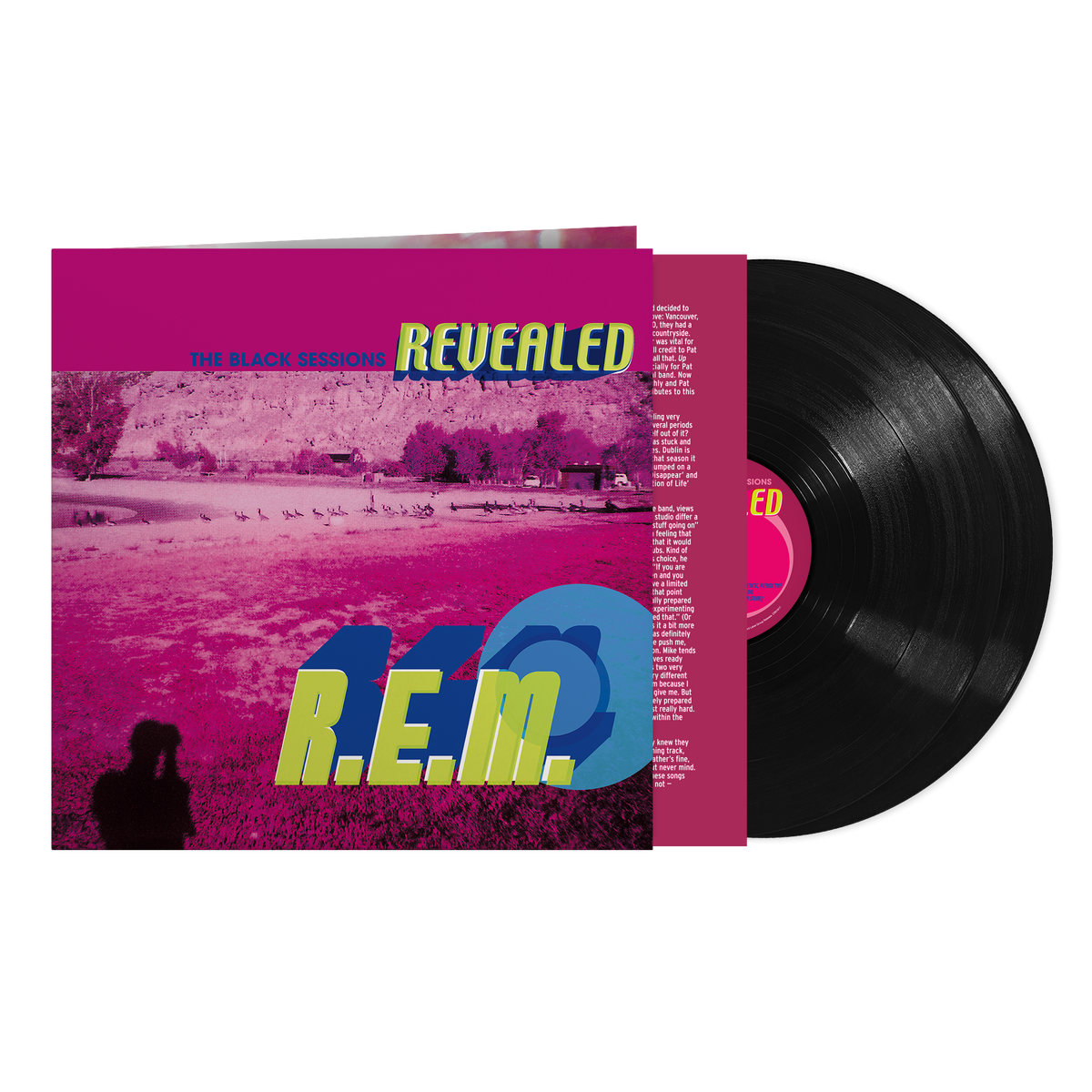 R.E.M. - The Black Sessions Revealed - gatefold and black vinyl packshot