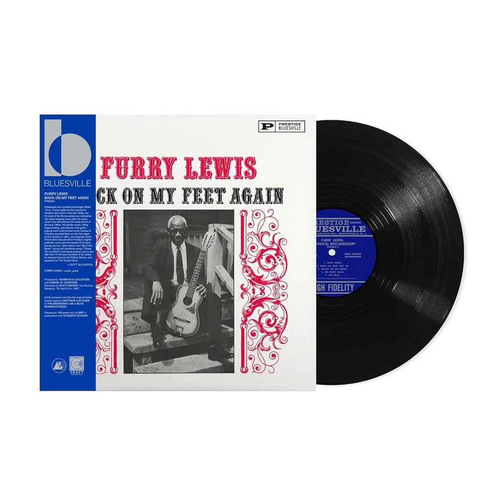 Furry Lewis - Back on My Feet Again - Bluesville Acoustic Sounds Series LP