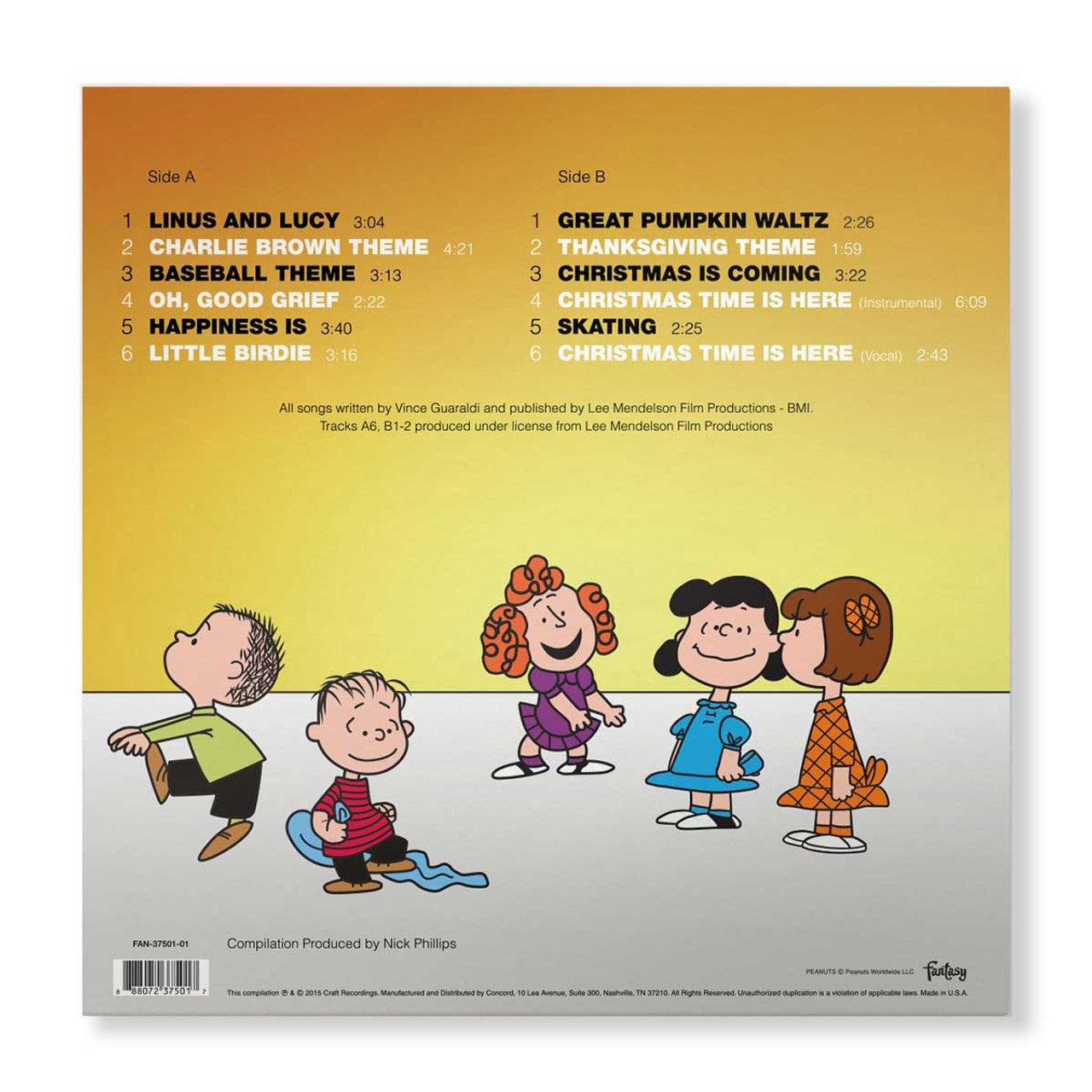 Peanuts Greatest Hits (75th Anniversary) - Vince Guaraldi Trio - Picture Disc LP