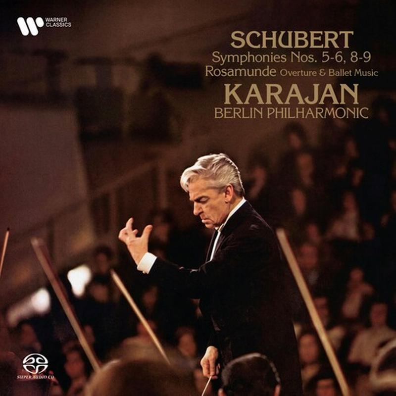[Pre Order] Herbert Von Karajan/The Berlin Philharmonic Orchestra - Schubert: Symphonies 5-6, 8-9 Rosamunde Overture & Ballet Music - SACD *