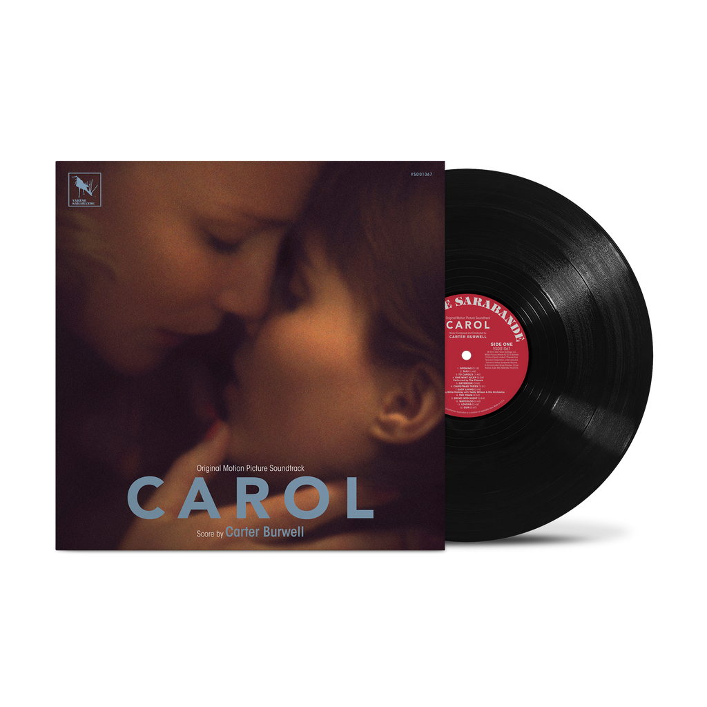 Carter Burwell - Carol (Original Motion Picture Soundtrack) LP jacket and vinyl