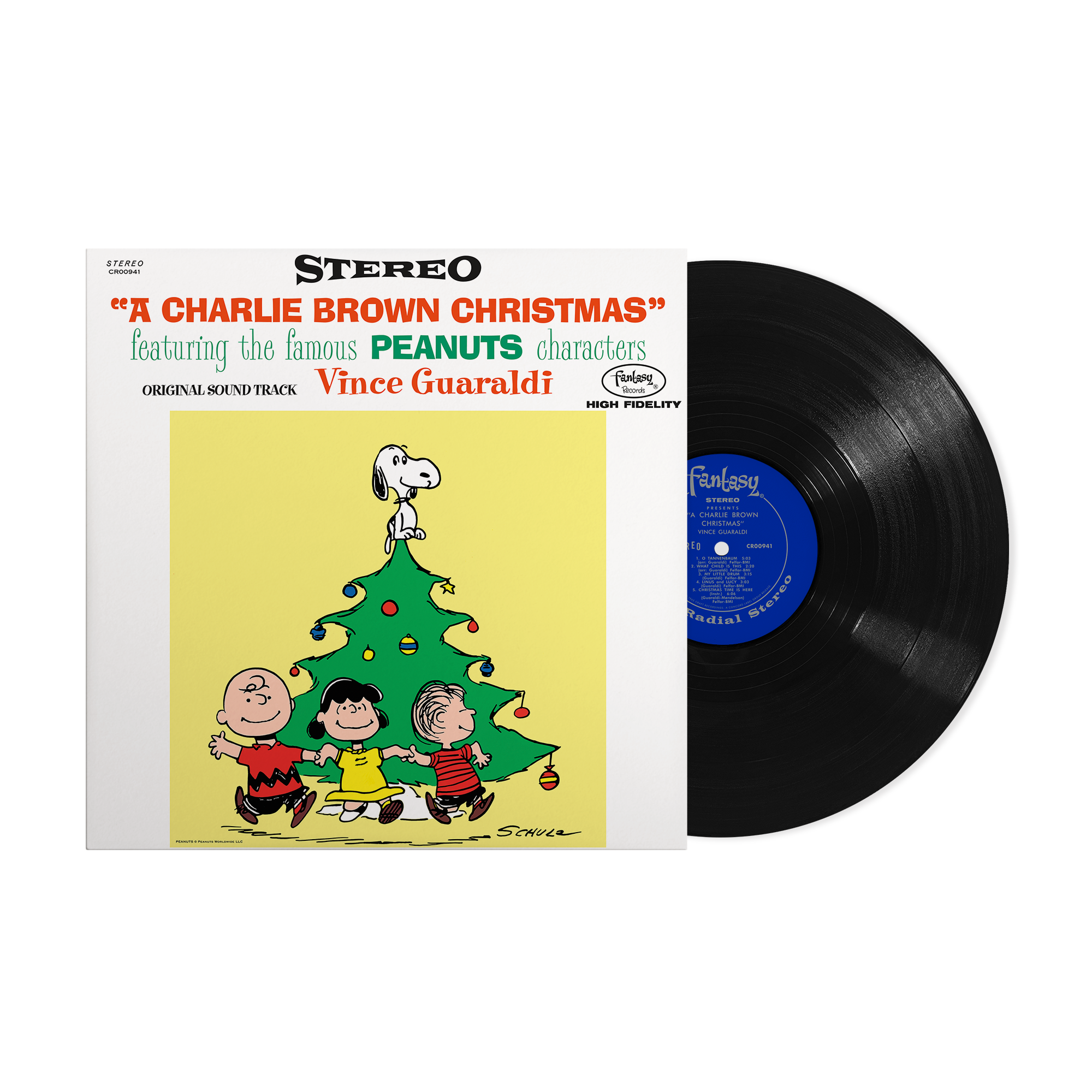 Vince Guaraldi - A Charlie Brown Christmas jacket with vinyl