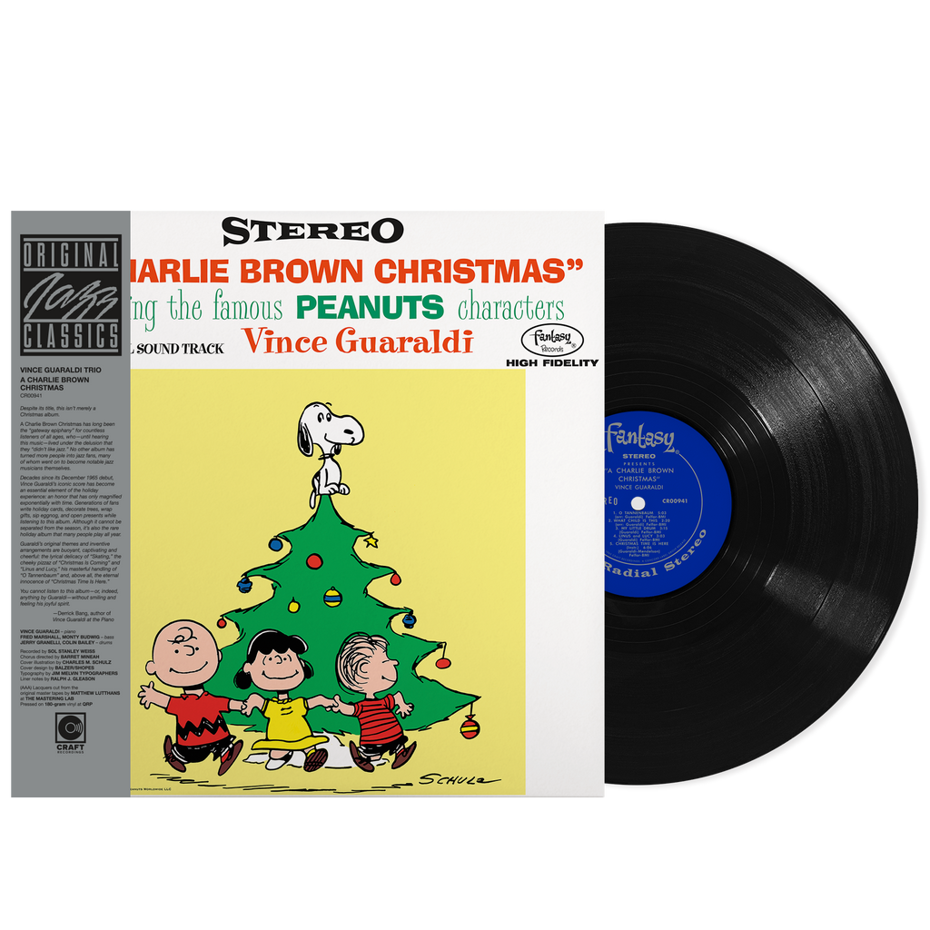Vince Guaraldi - A Charlie Brown Christmas Original Jazz Classics LP with obi strip and vinyl