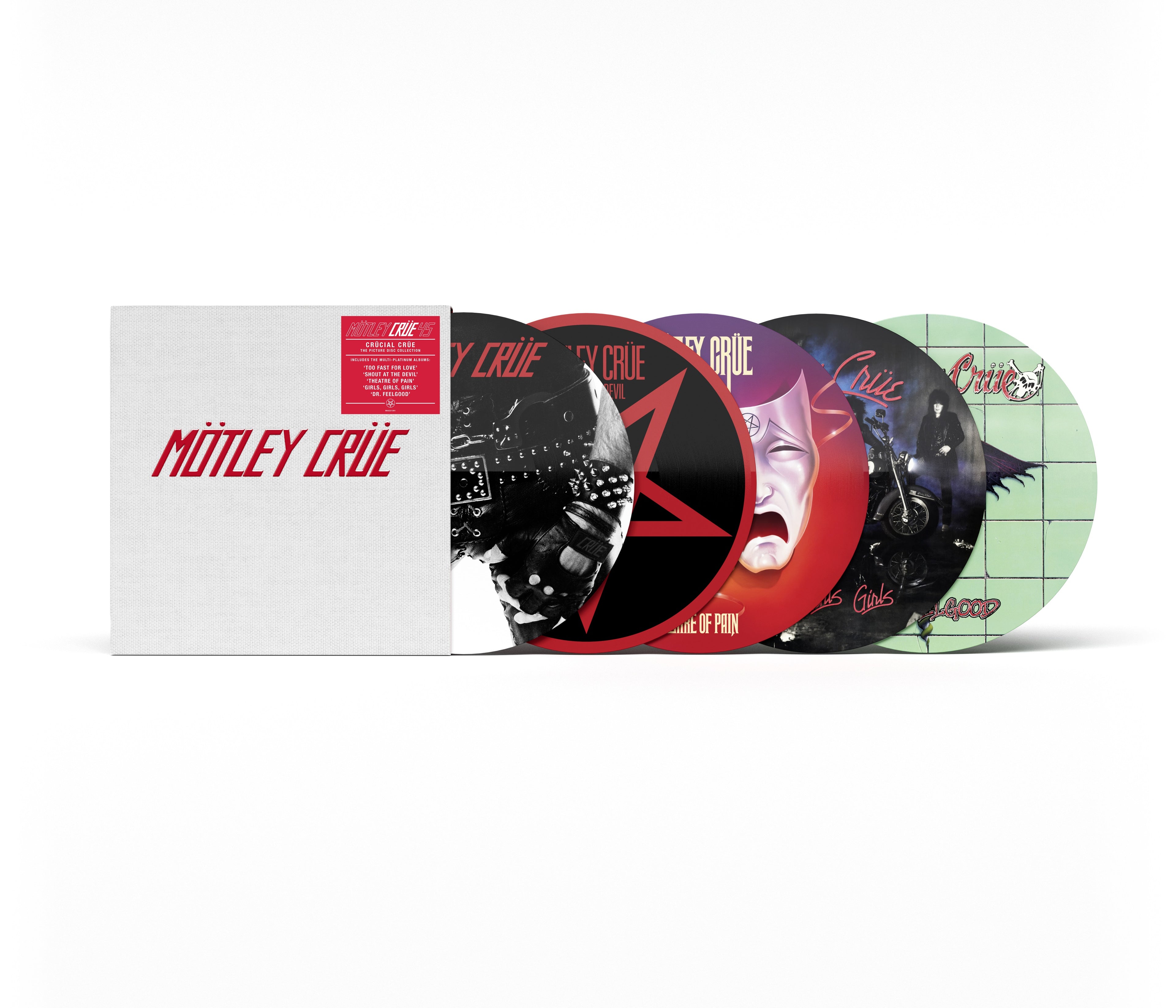[Pre Order] Mötley Crüe - Crücial Crüe: The Picture Disc Collection - LP Box Set *