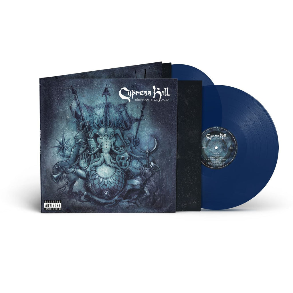 Cypress Hill - Elephants on Acid - Blue Translucent LP packshot