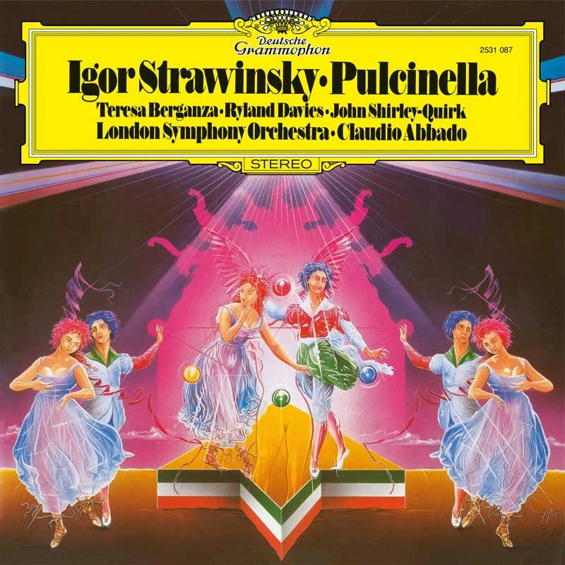Claudio Abbado - Stravinsky: Pulcinella - Original Source LP cover
