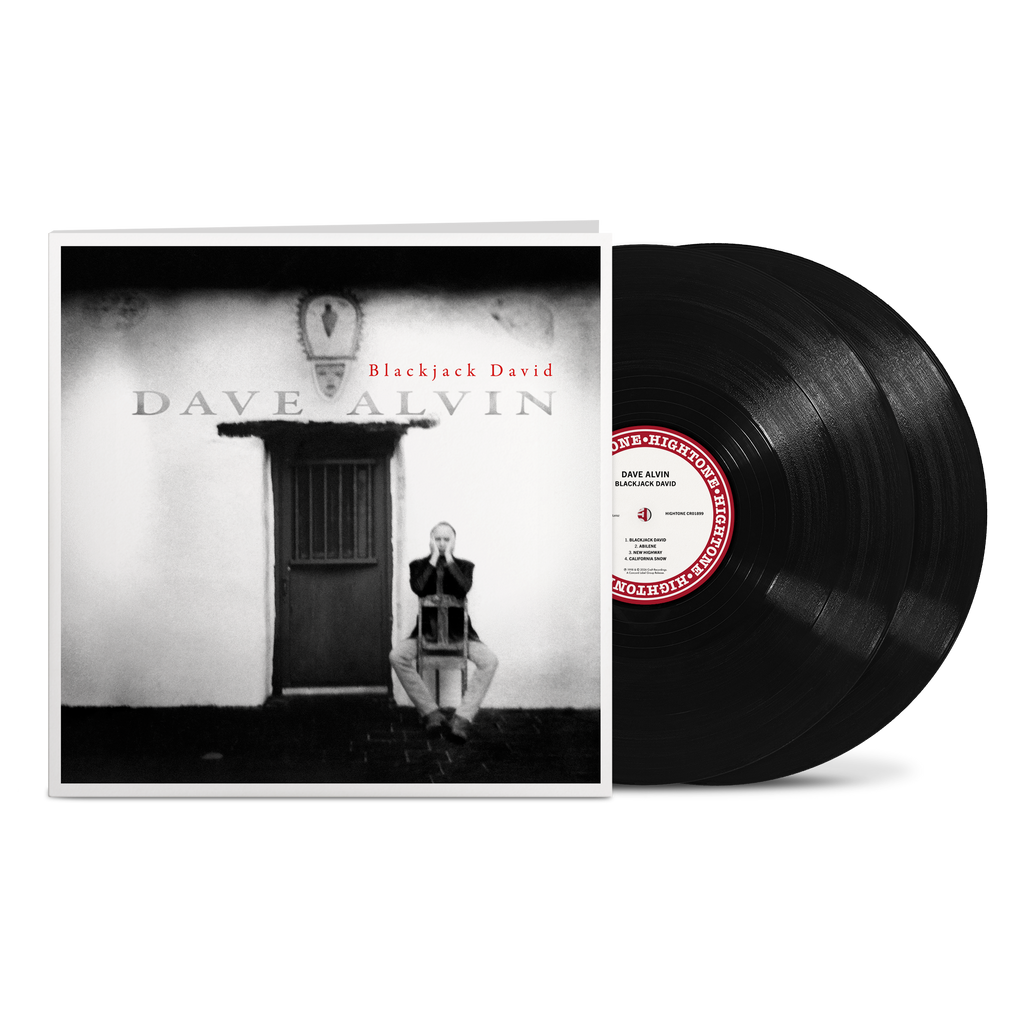 Dave Alvin - Blackjack David 2LP jacket with both discs and HighTone labels