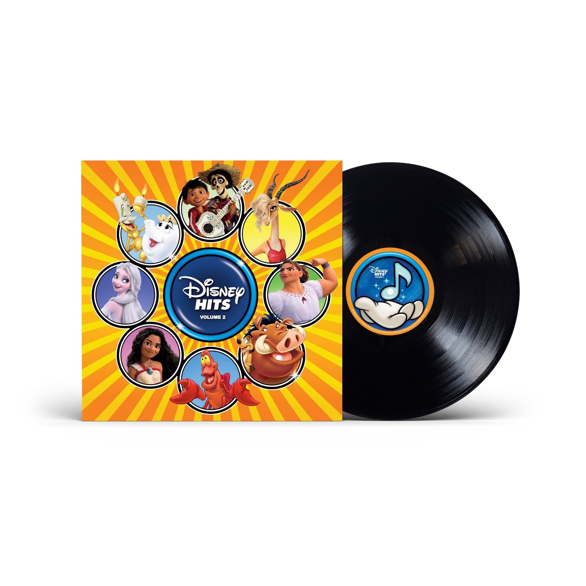 Disney Hits, Volume 2 - jacket with vinyl packshot