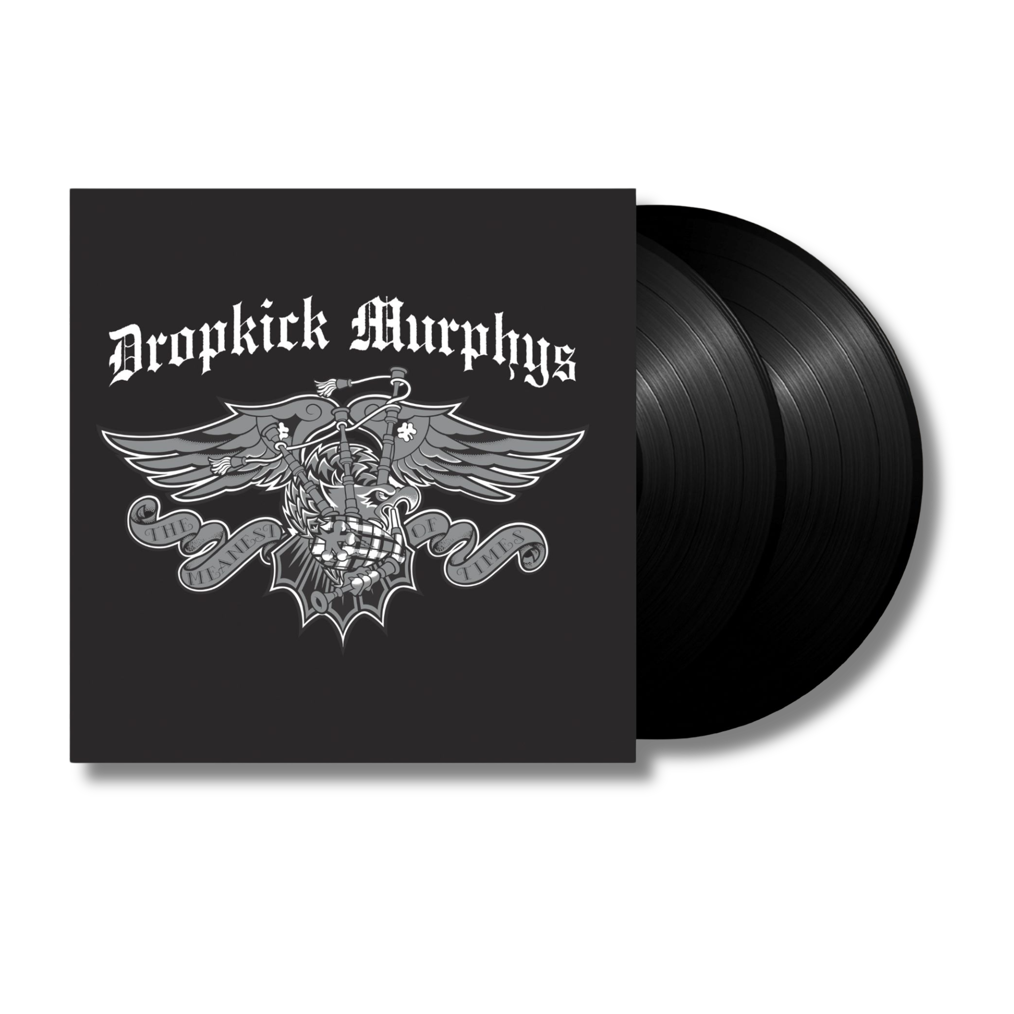 Dropkick Murphys - The Meanest of Times 2LP jacket with vinyl