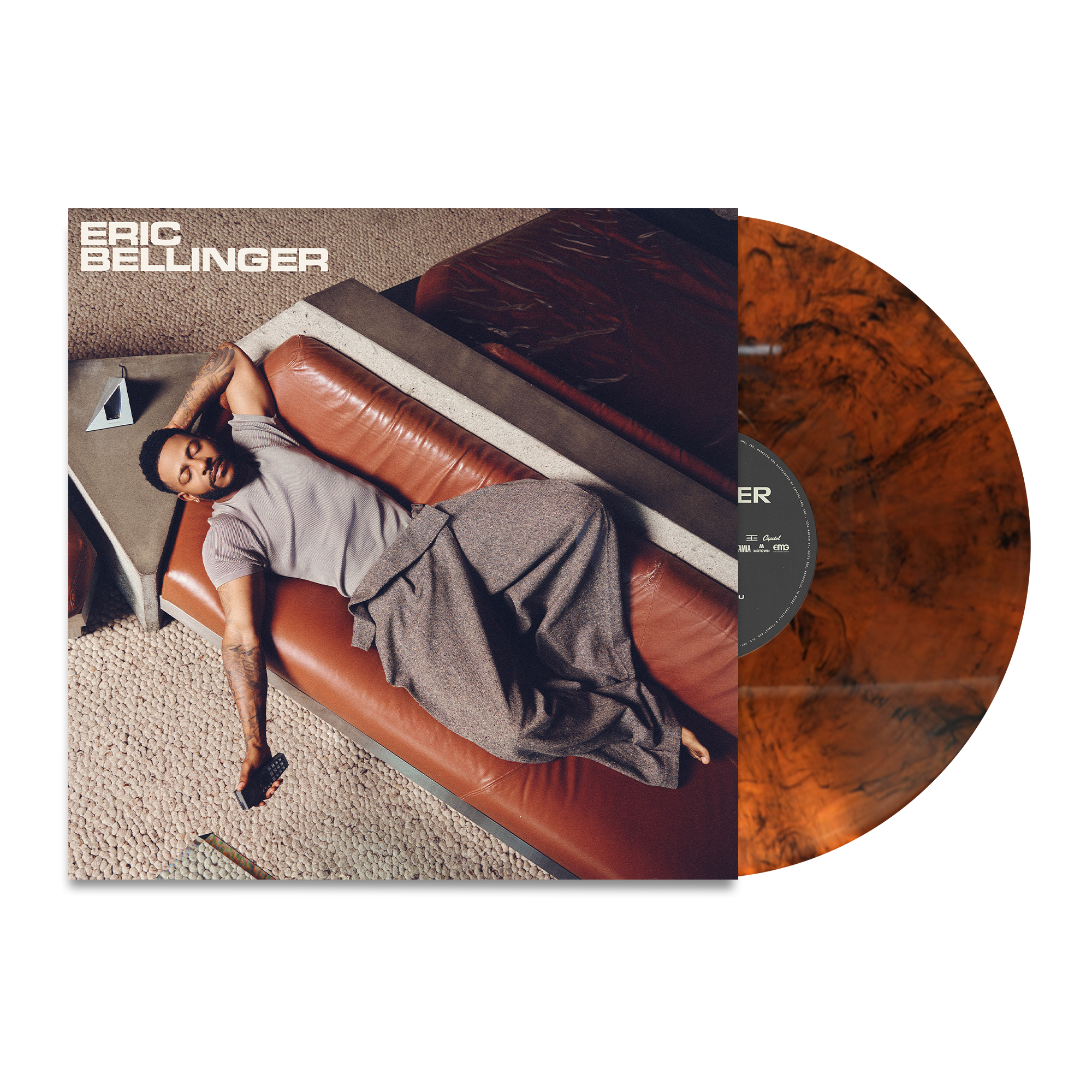 Eric Bellinger - Eric Bellinger LP jacket and coloured vinyl