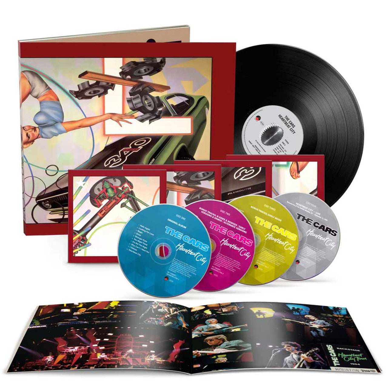 The Cars - Heartbeat City (Deluxe Edition) - LP & 4x CD