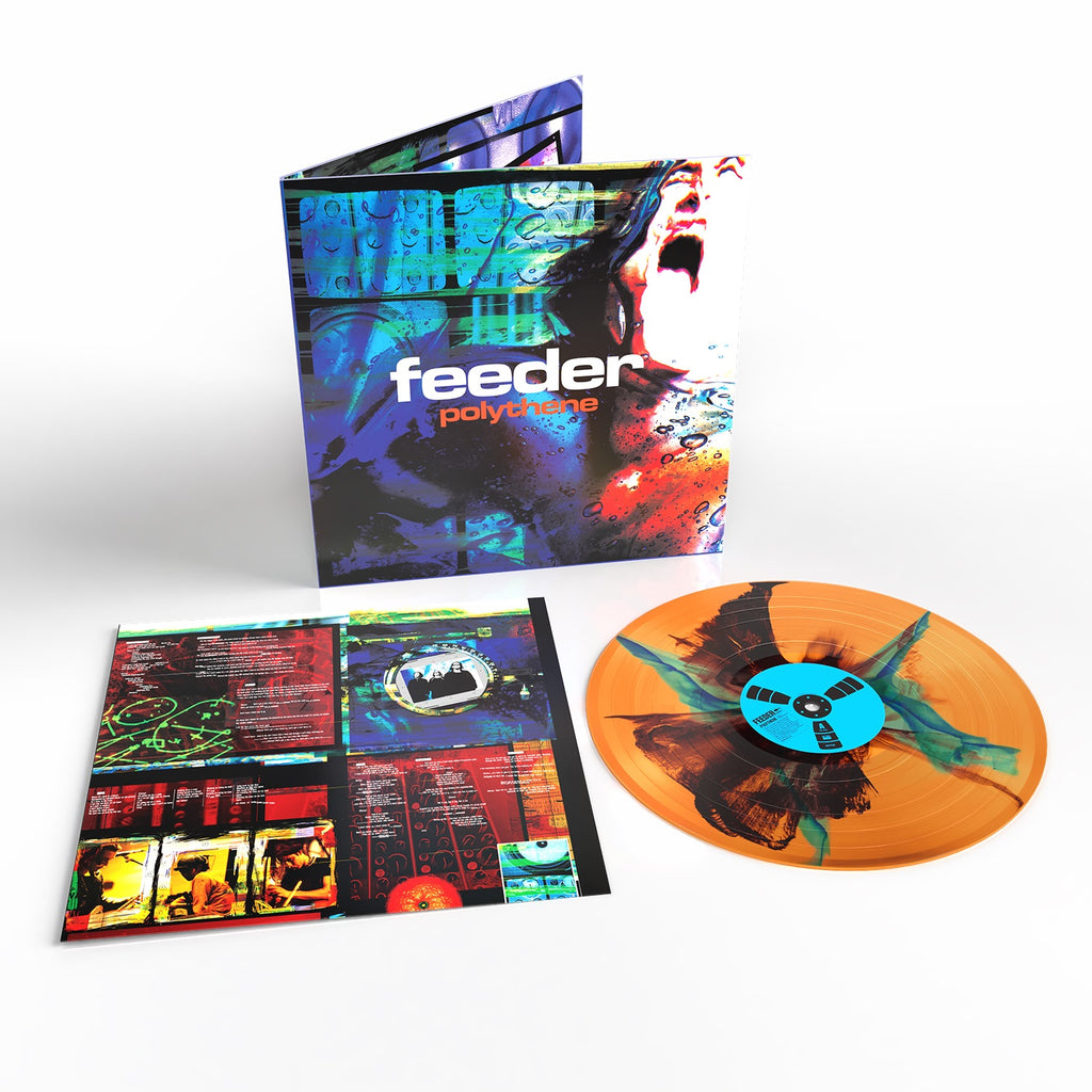 [Pre Order] Feeder - Polythene (30th Anniversary) - Transparent Orange/Black/Blue LP *