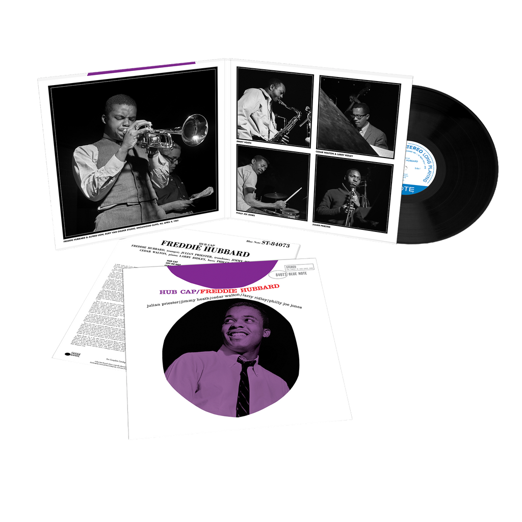 Freddie Hubbard - Hub Cap jacket and vinyl packshot