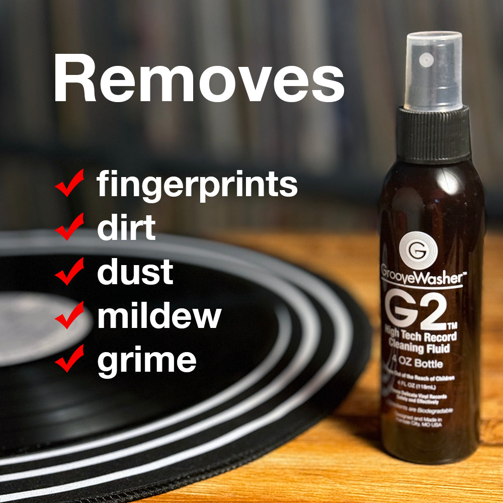GrooveWasher - (HRC) Hardwood Record Cleaning Kit
