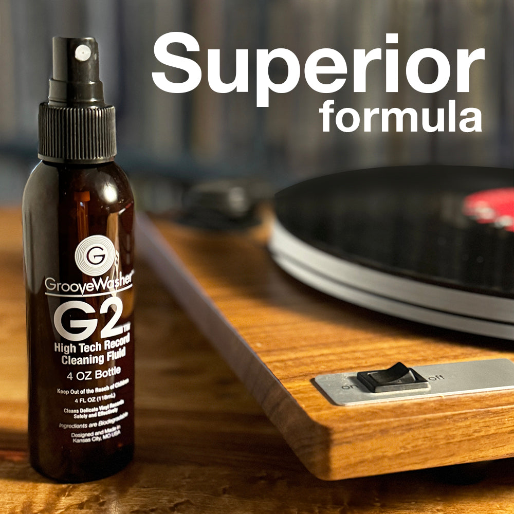 GrooveWasher - (HRC) Hardwood Record Cleaning Kit