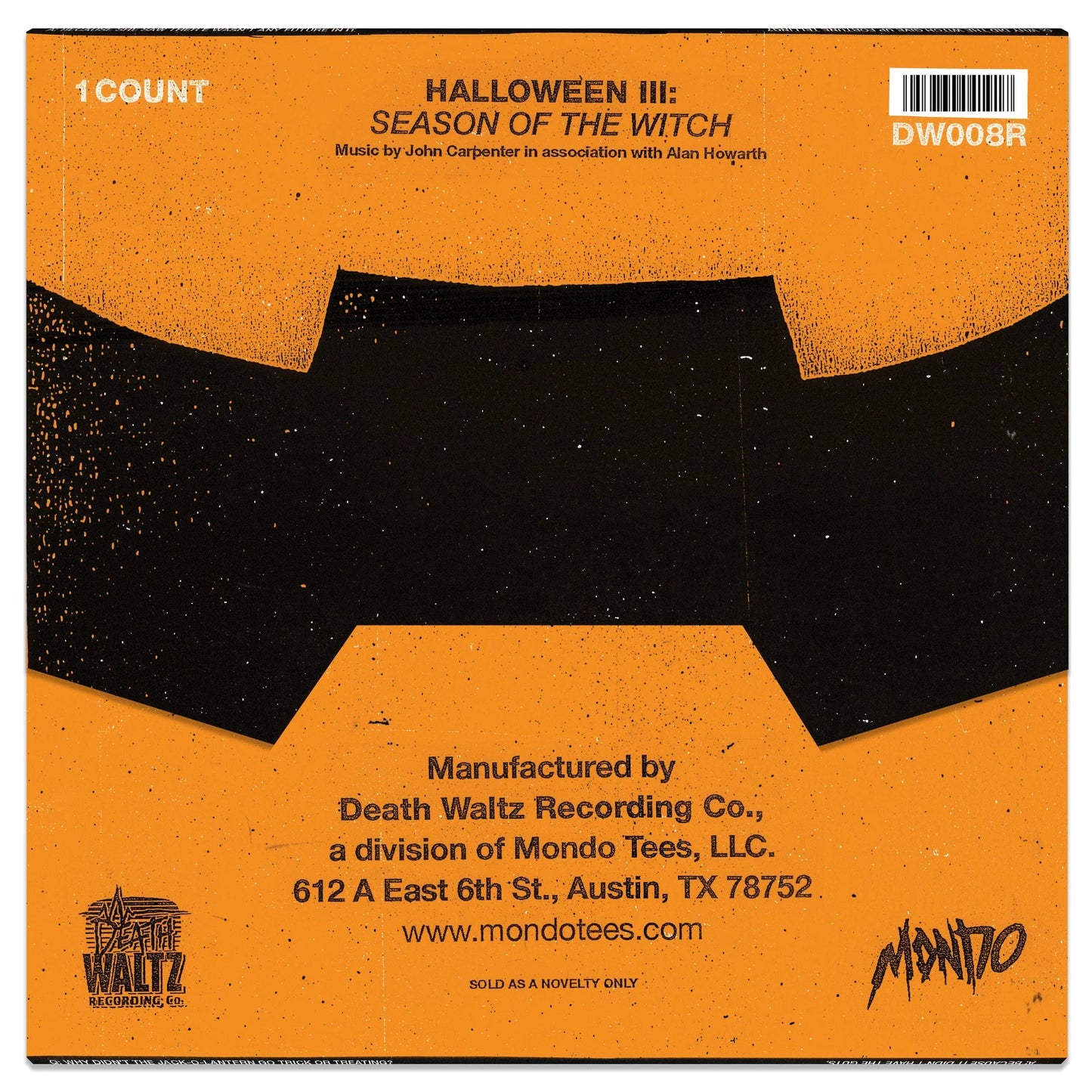 Halloween 3: The Season Of The Witch Original Soundtrack - LP