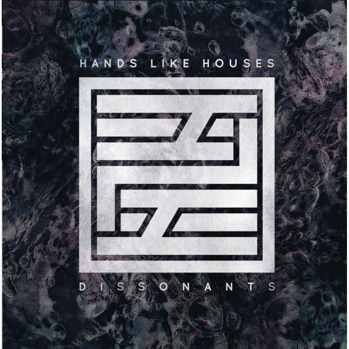 Hands Like Houses - Dissonants (10th Anniversary) - Black Ice/White Wave LP vinyl packshot