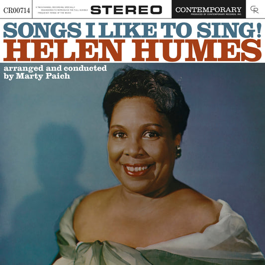 (Pre Order) Helen Humes - Songs I Like To Sing! - Contemporary LP *
