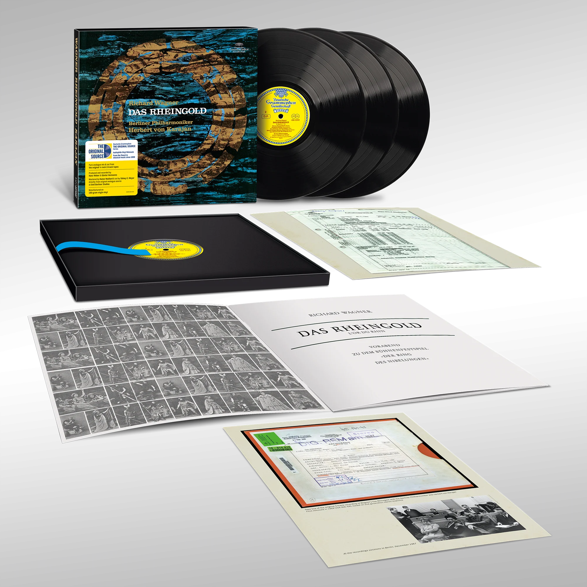 [Pre Order] Herbert von Karajan - Wagner: Das Rheingold - Original Source Series LP Box Set *