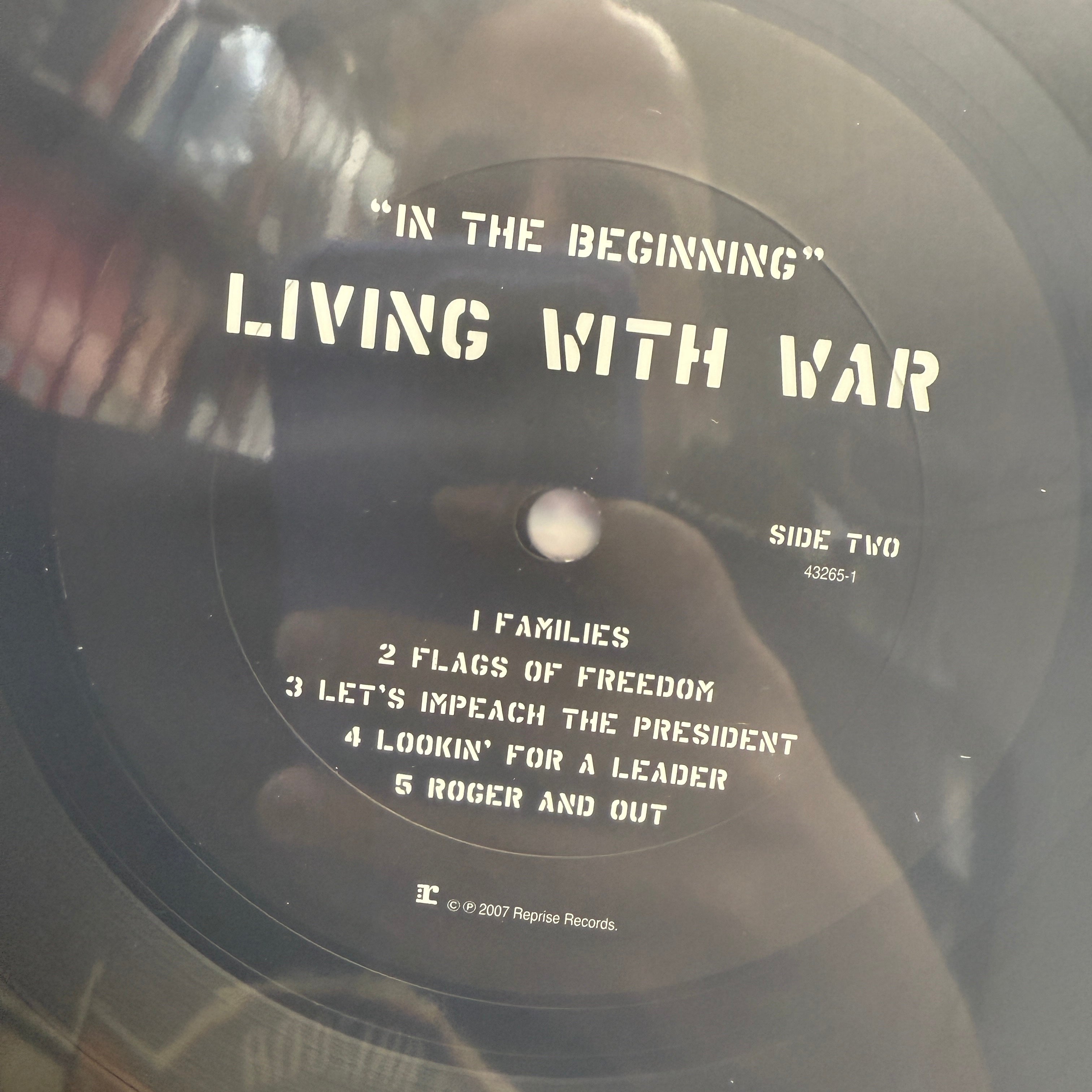 Neil Young - Living With War "In The Beginning" - LP