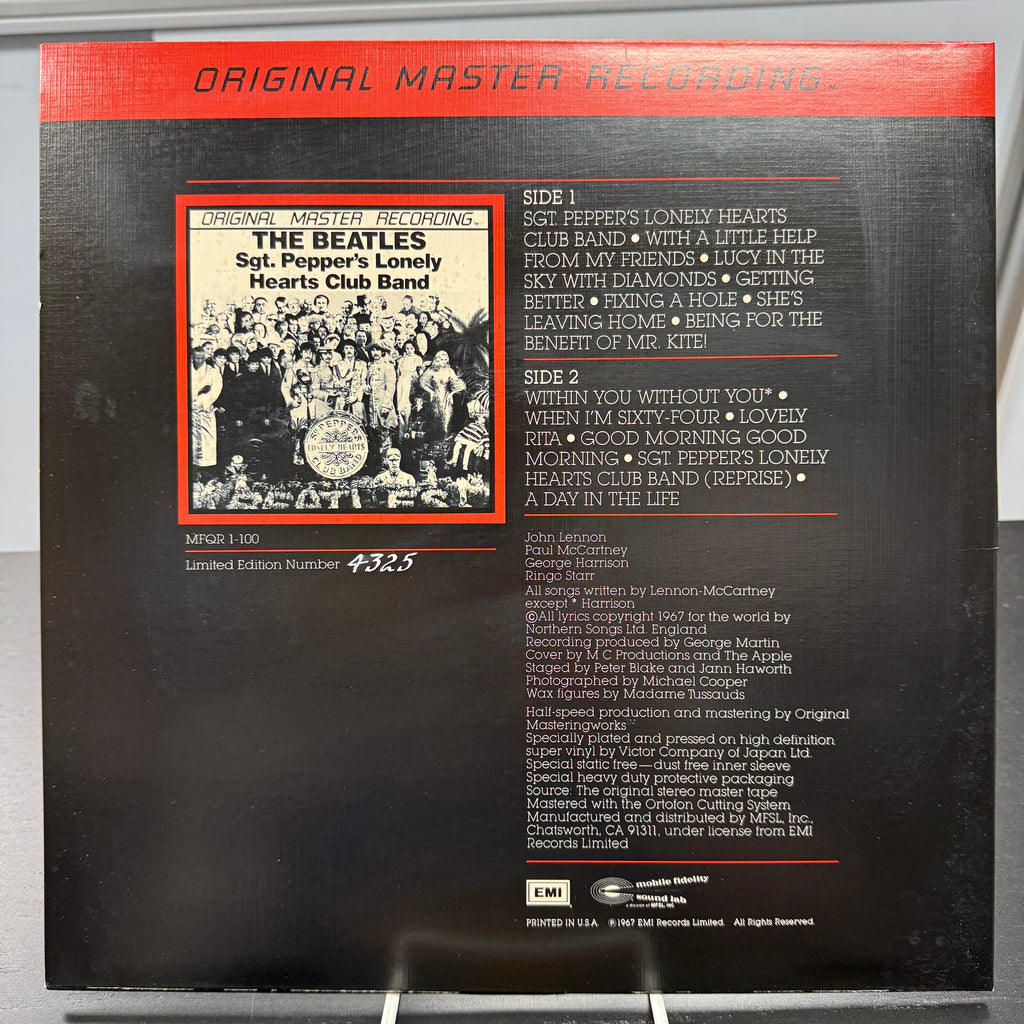 The Beatles - Sgt. Pepper's Lonely Hearts Club Band - MFSL UHQR LP Box Set