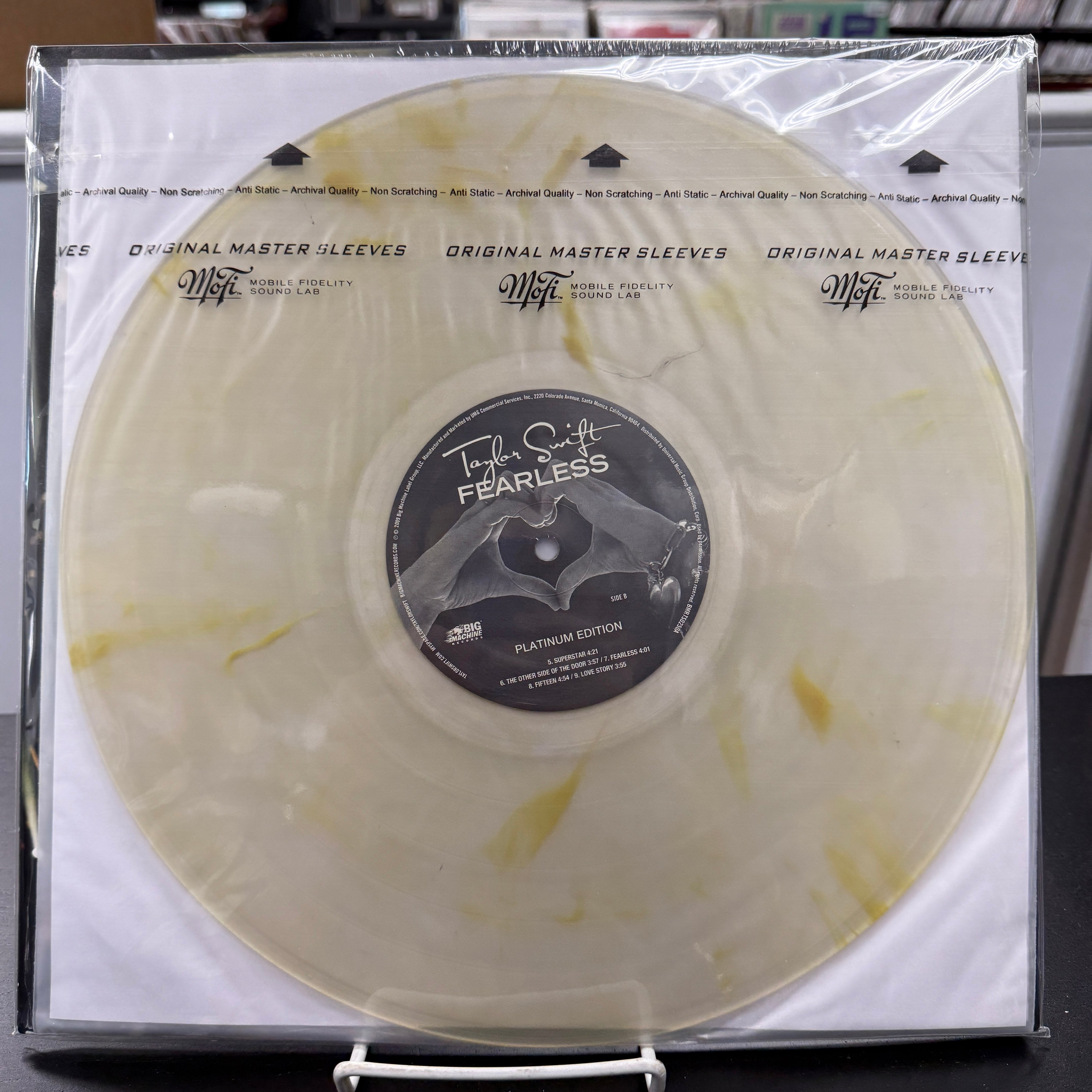 Taylor Swift Fearless RSD US盤アナログレコード Taylor Swift Fearless Platinum RSD Vinyl 2LP Exclusive Hand