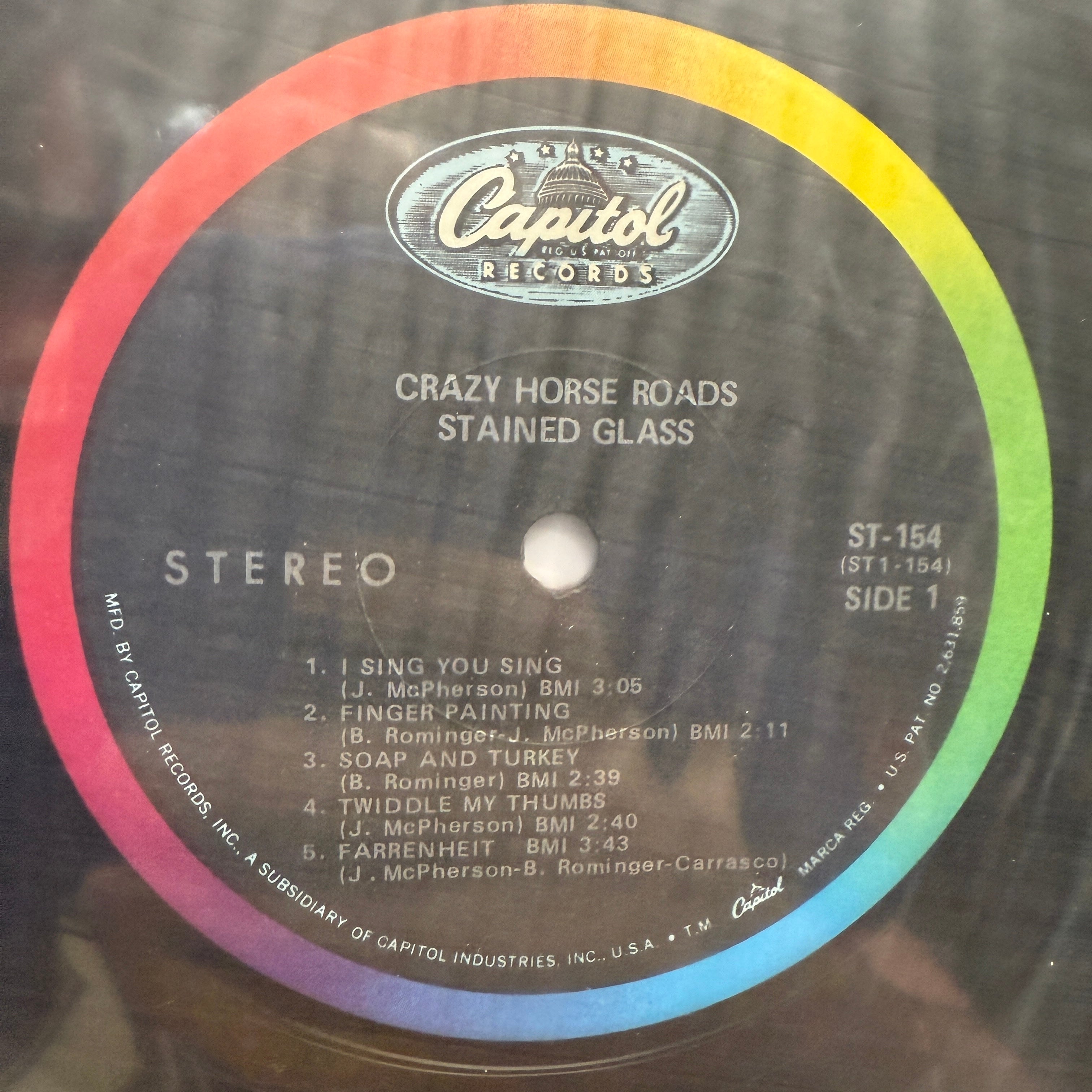 Stained Glass - Crazy Horse Roads - LP