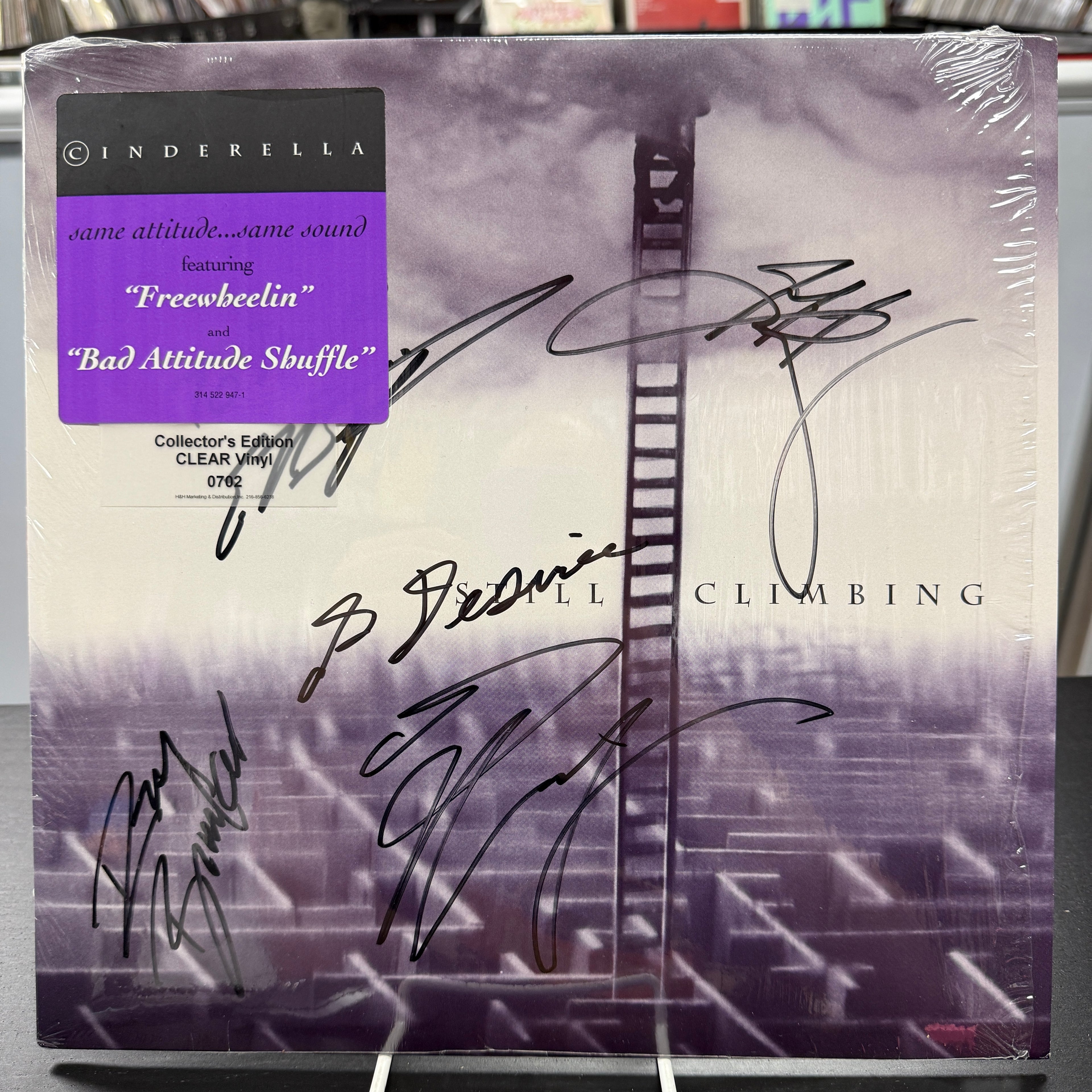 Cinderella - Still Climbing - Autographed LP