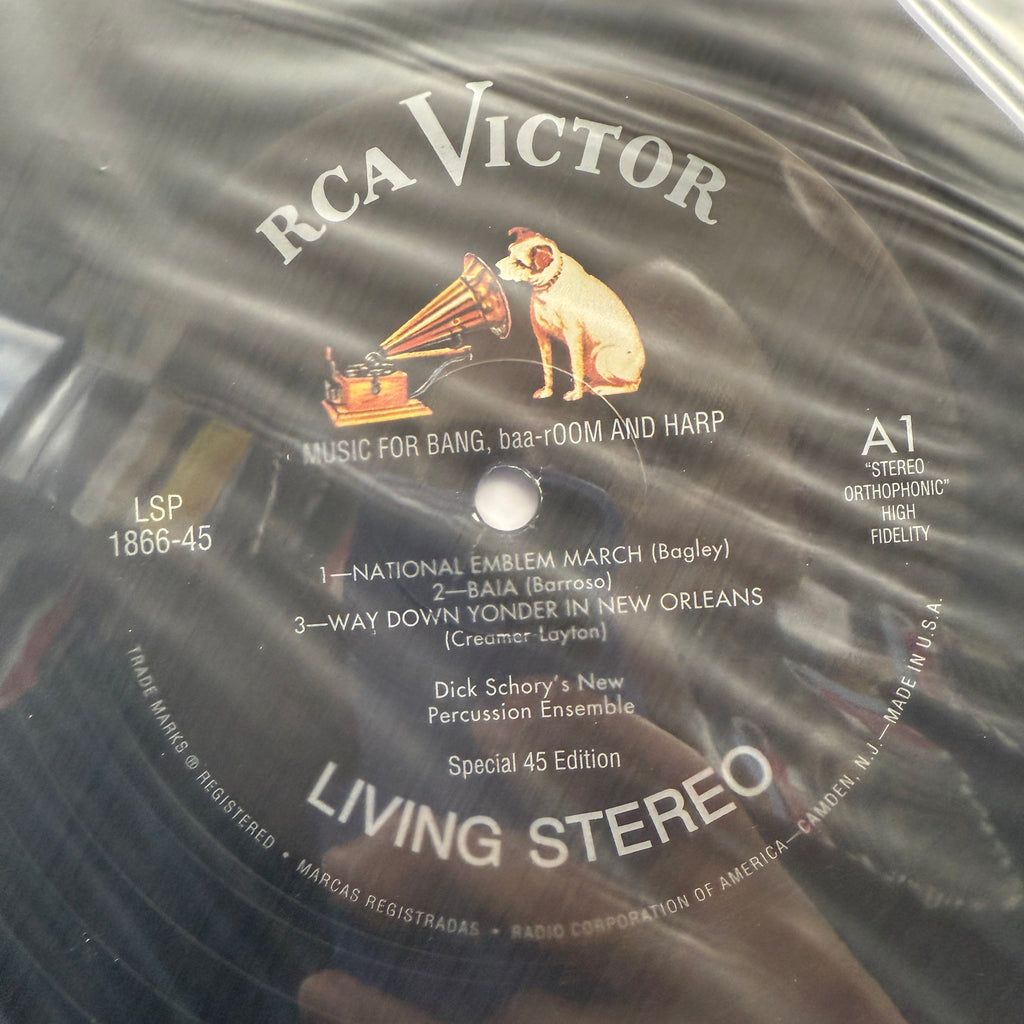 Dick Schory's New Percussion Ensemble - Music For Bang, Baaroom And Harp - Classic Records LP