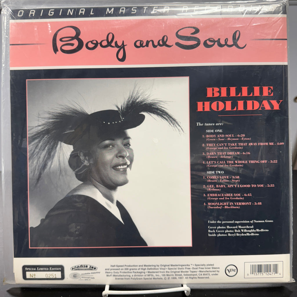 Billie Holiday - Body And Soul - MFSL LP