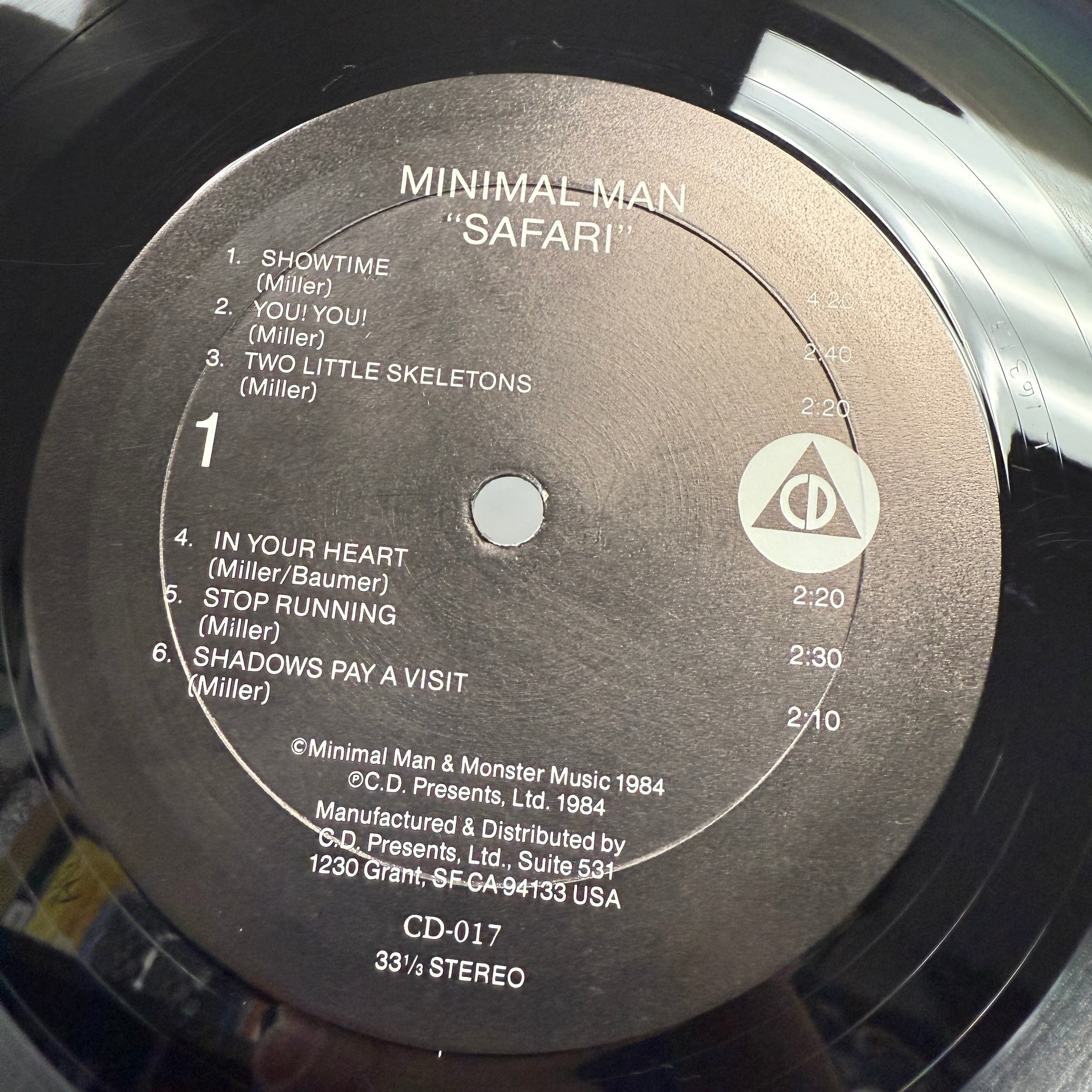 Minimal Man - Safari - LP