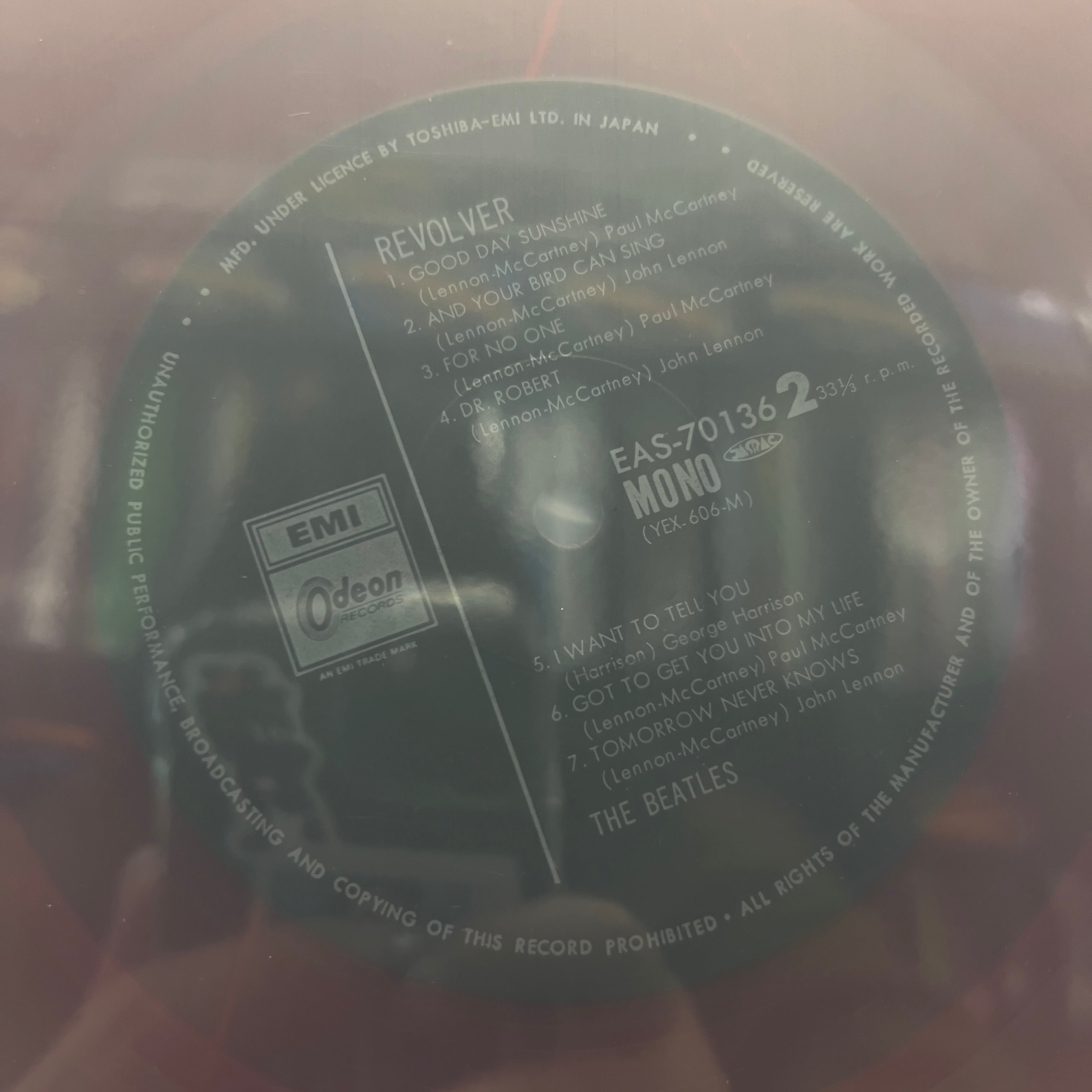 ザ・ビートルズ / リボルバー (再発赤盤 MONO) Beatles / Revolver
