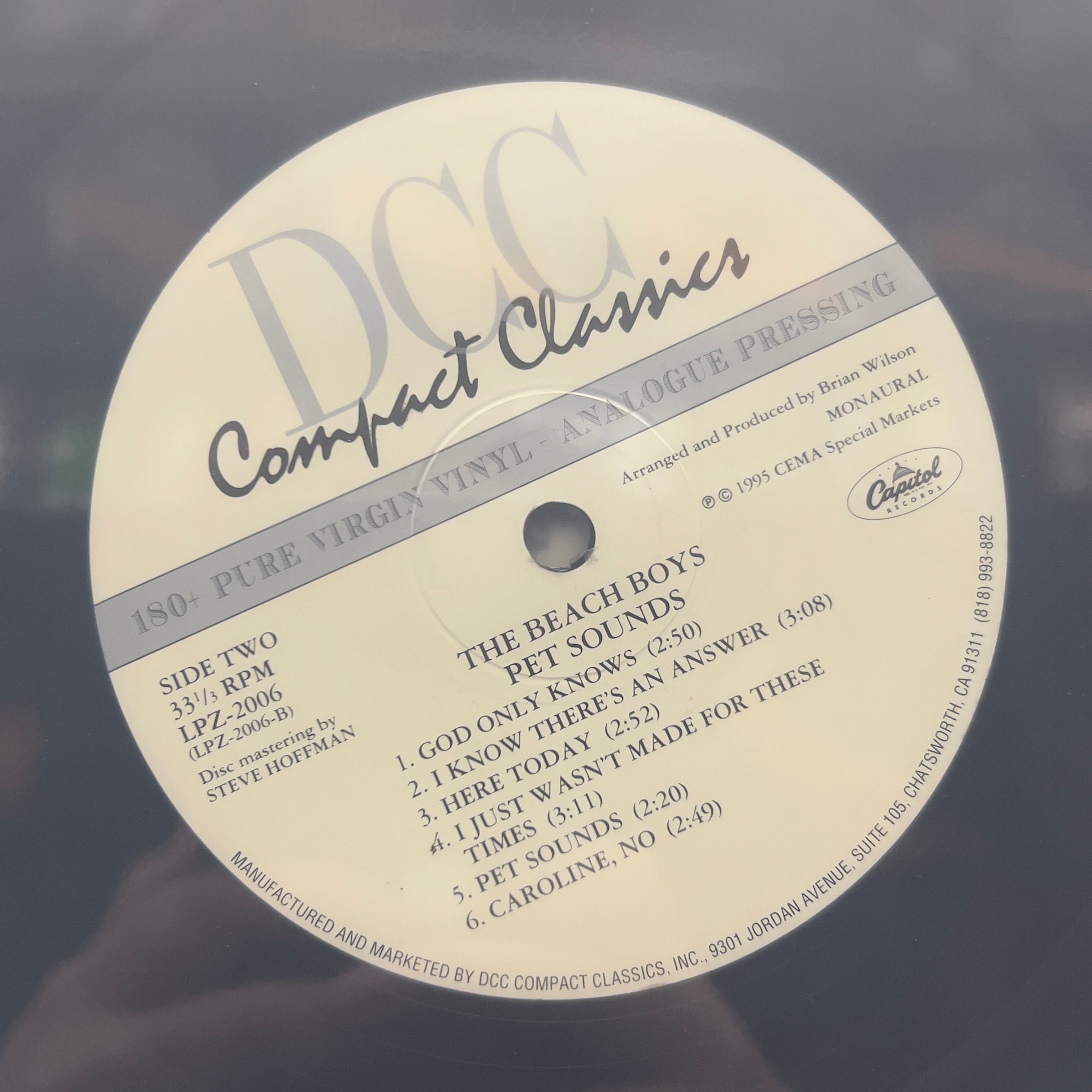 The Beach Boys - Pet Sounds - DCC LP