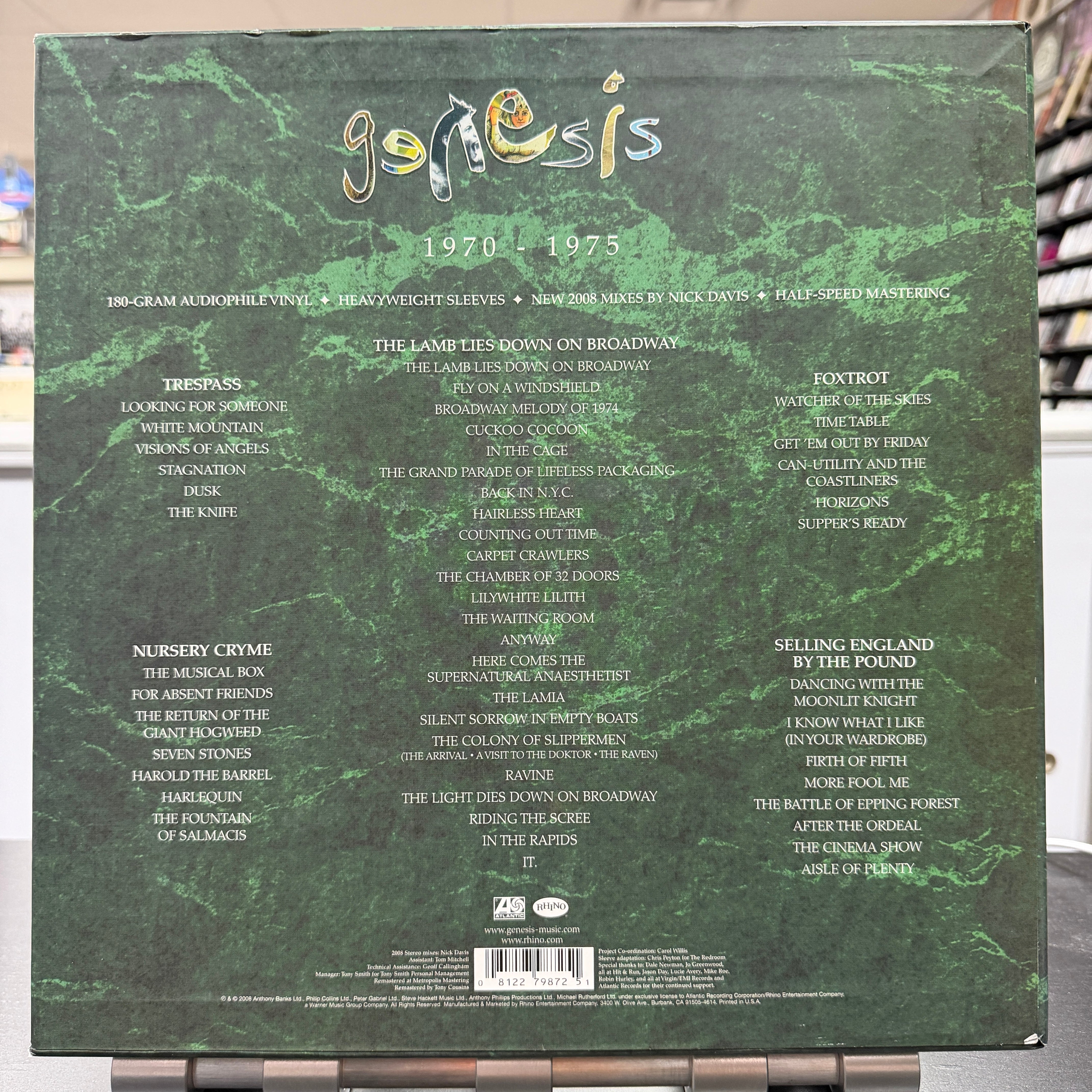 Genesis - 1970-1975 - LP Box Set – The 'In' Groove