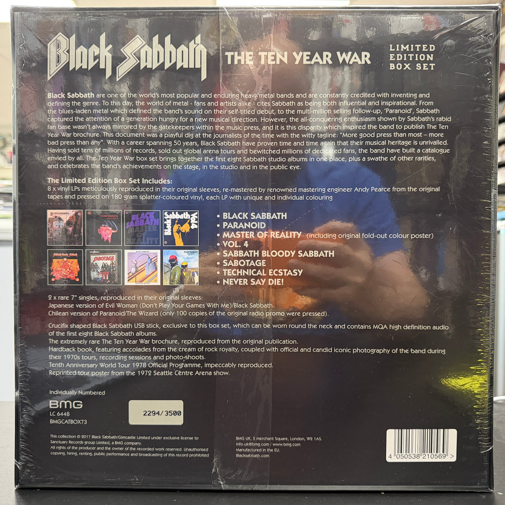 Black Sabbath - The Ten Year War - LP Box Set