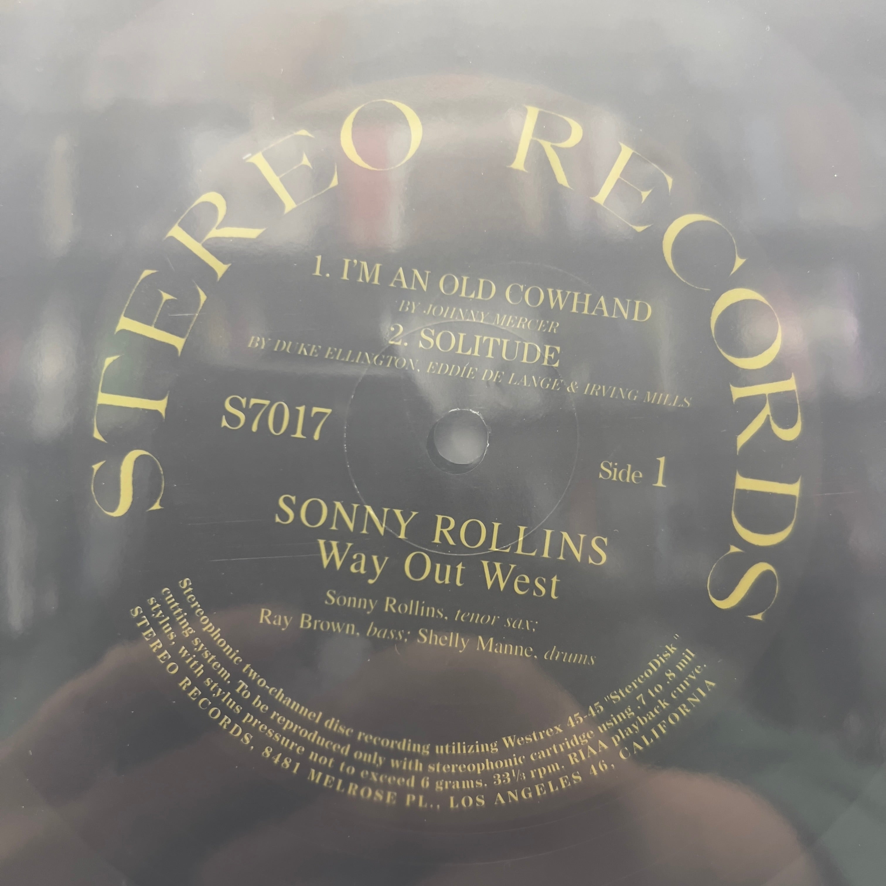 Sonny Rollins - Way Out West - Analogue Productions 45rpm LP