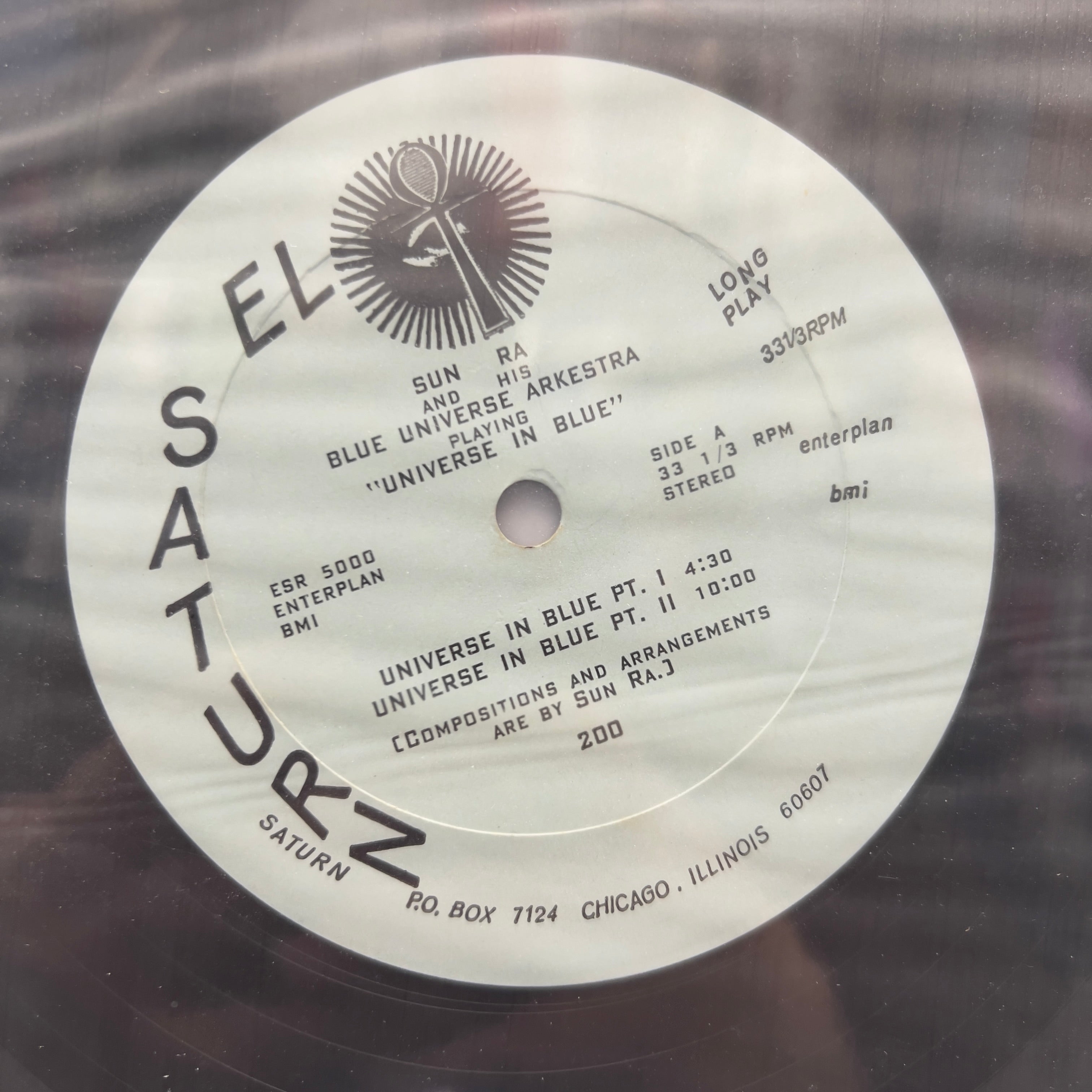 Sun Ra And His "Blue Universe Arkestra - Universe In Blue - LP