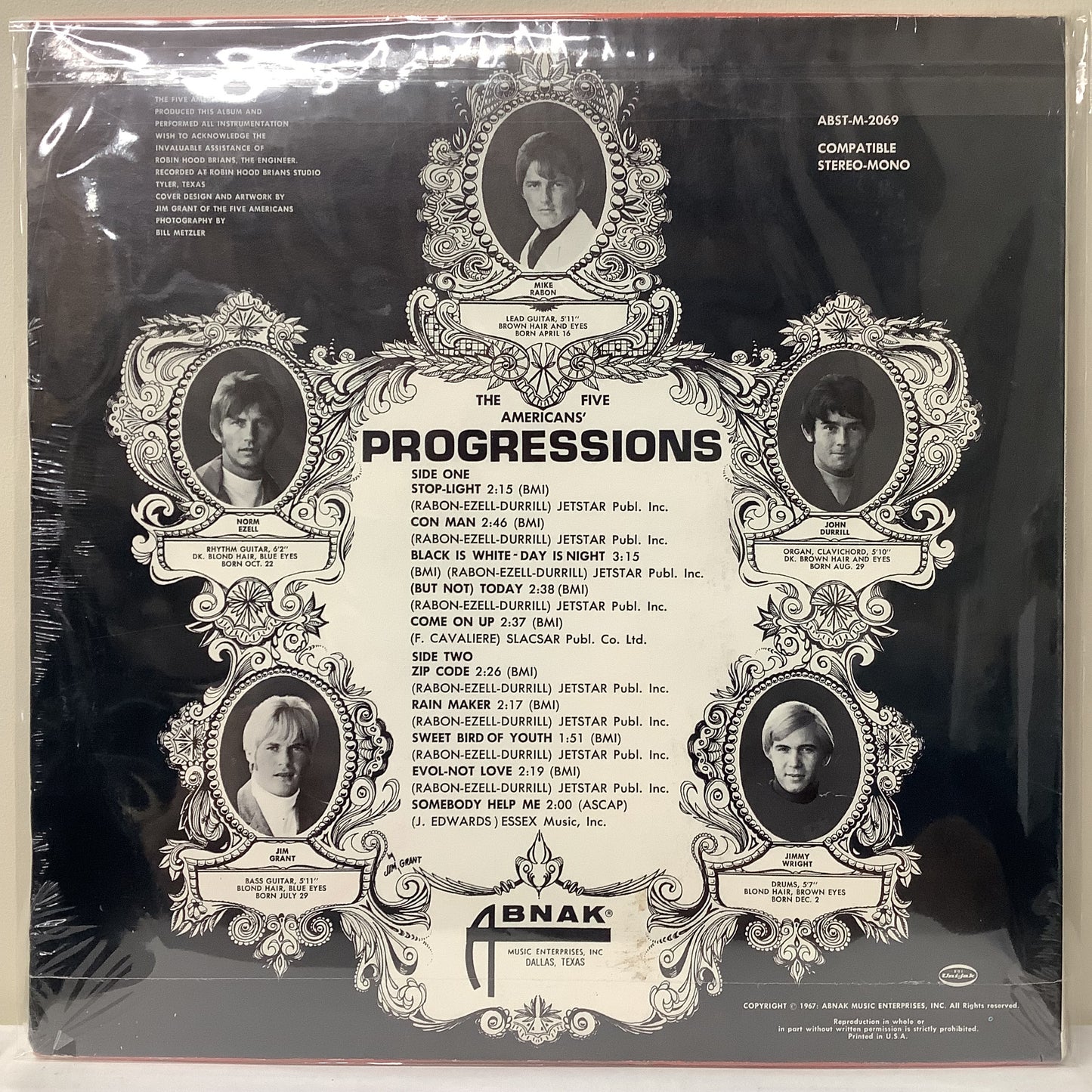 Los Cinco Americanos - Progresion - LP