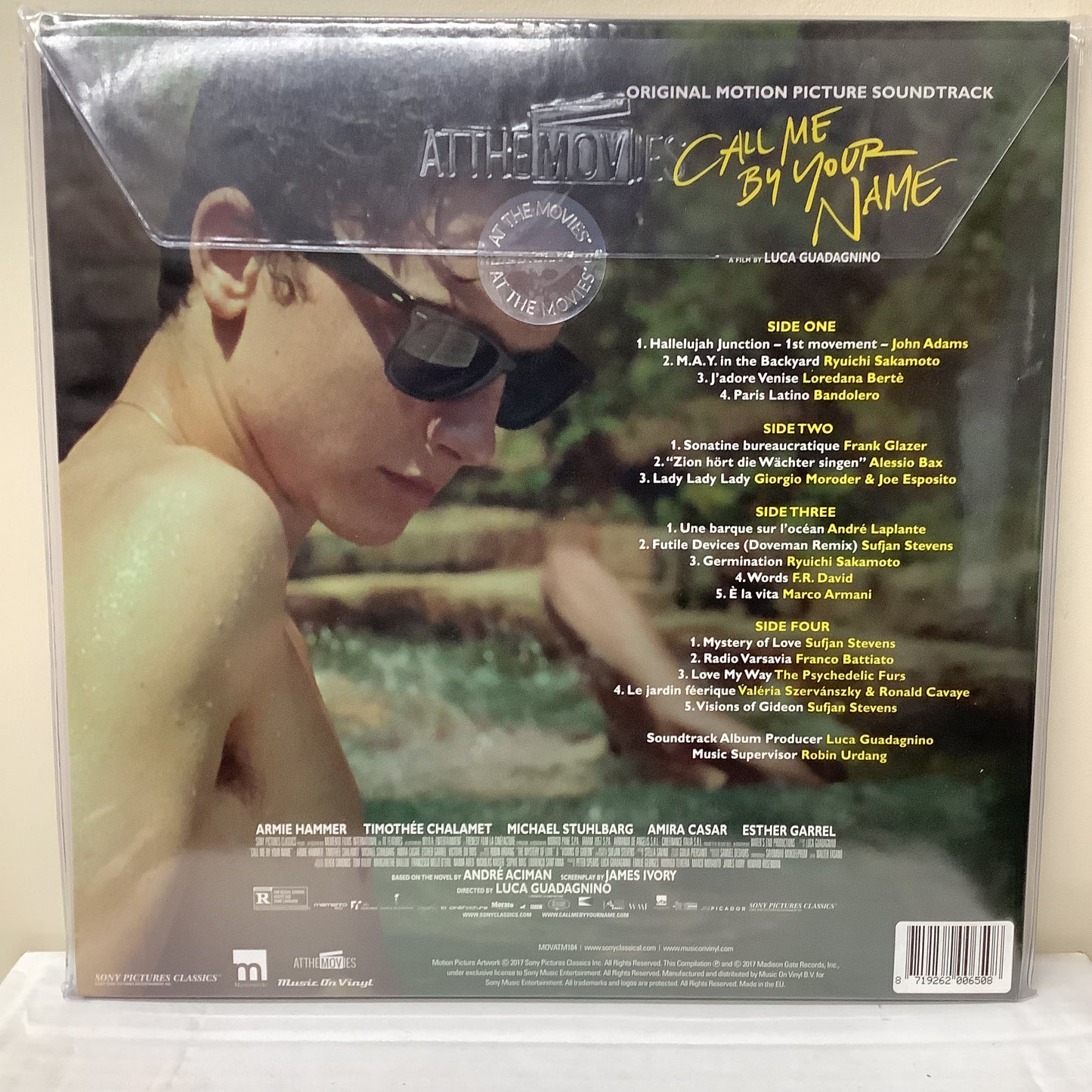 Various Artists - Call Me By Your Name OST - Music On Vinyl LP