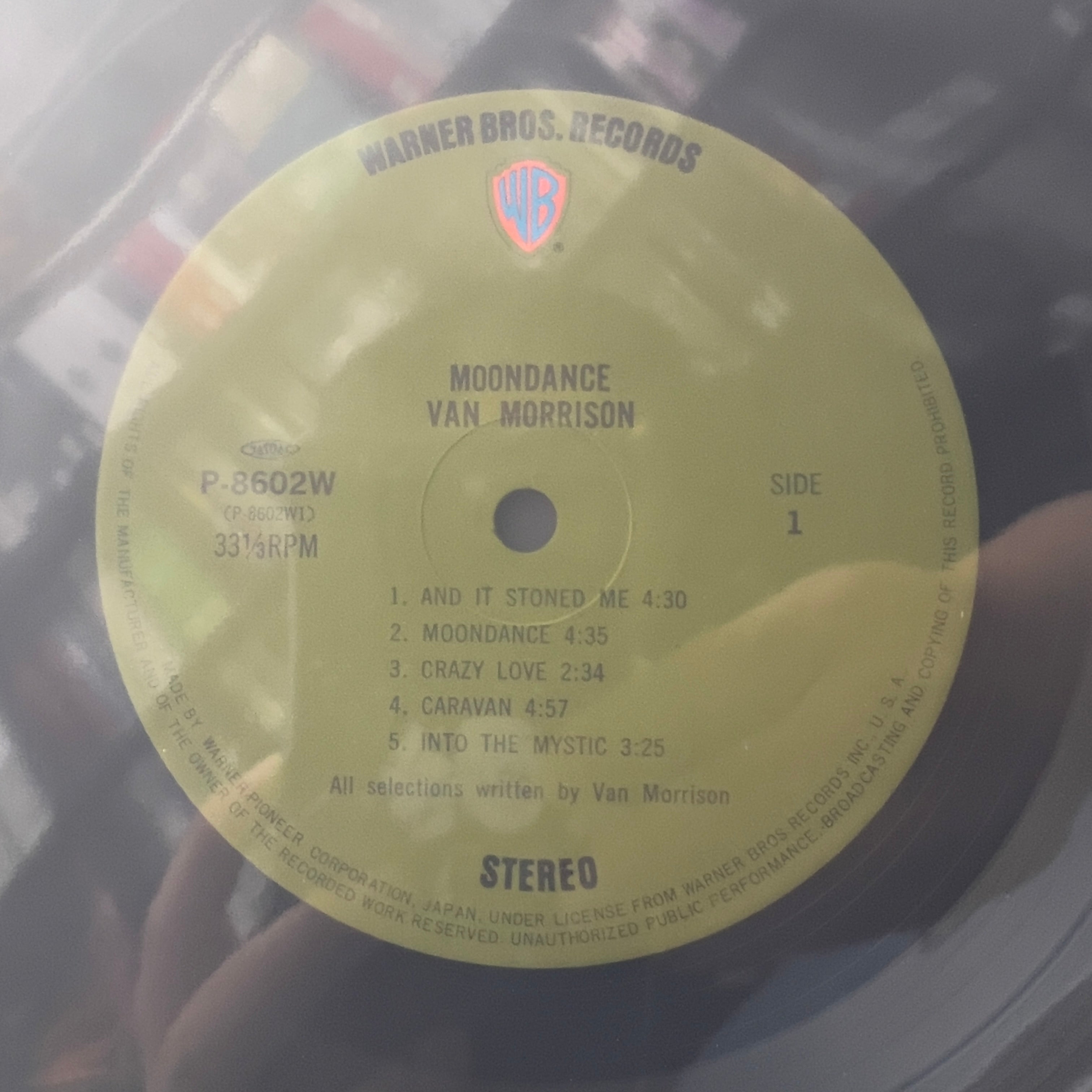 Van Morrison - Moondance - Japanese LP
