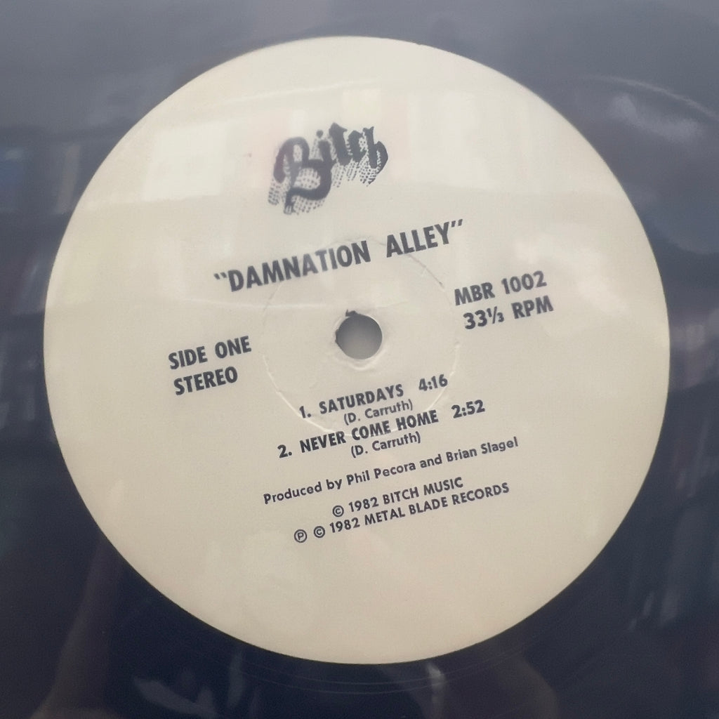 Bitch - Damnation Alley - Autographed LP