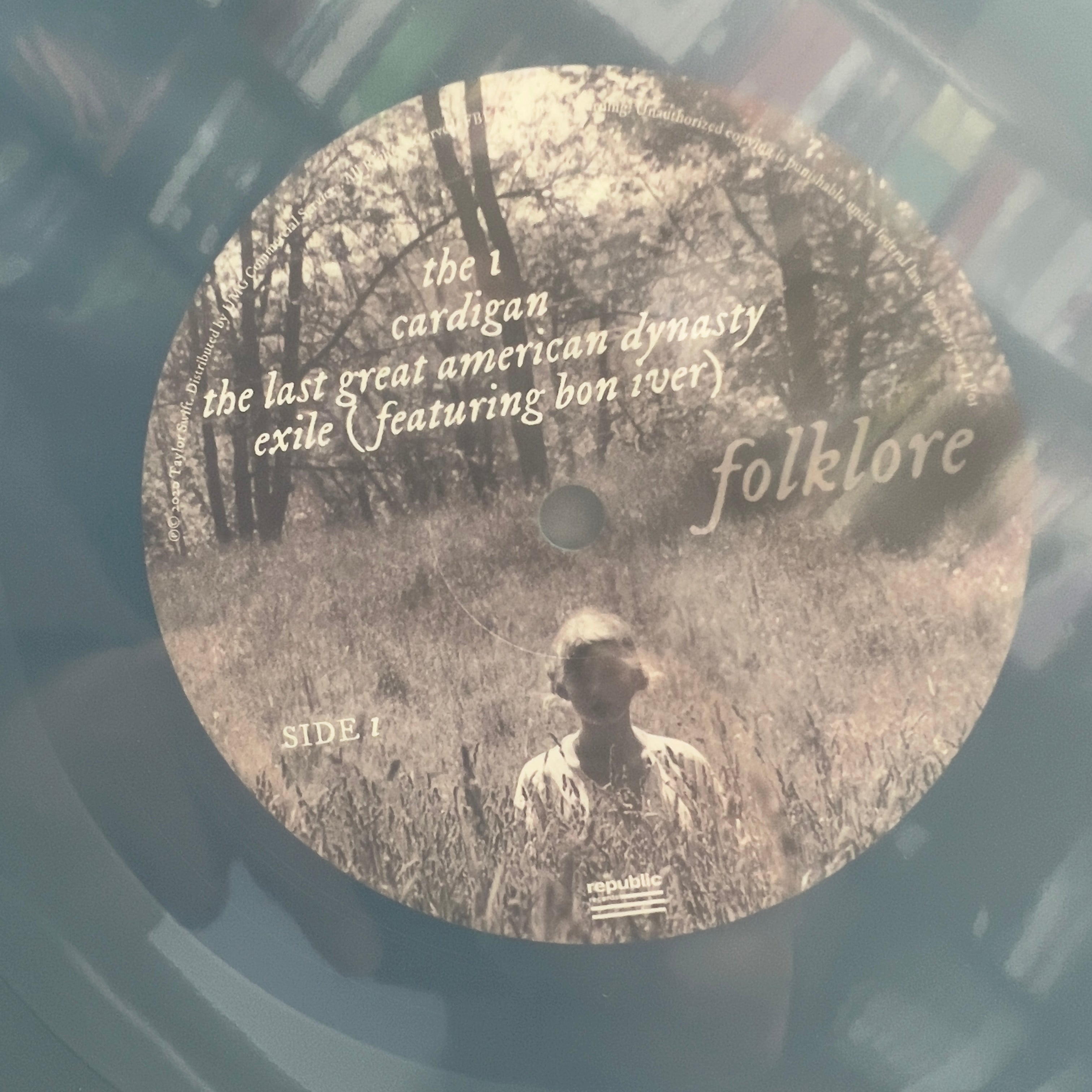 Taylor Swift - Folklore - Teal "In The Weeds" LP
