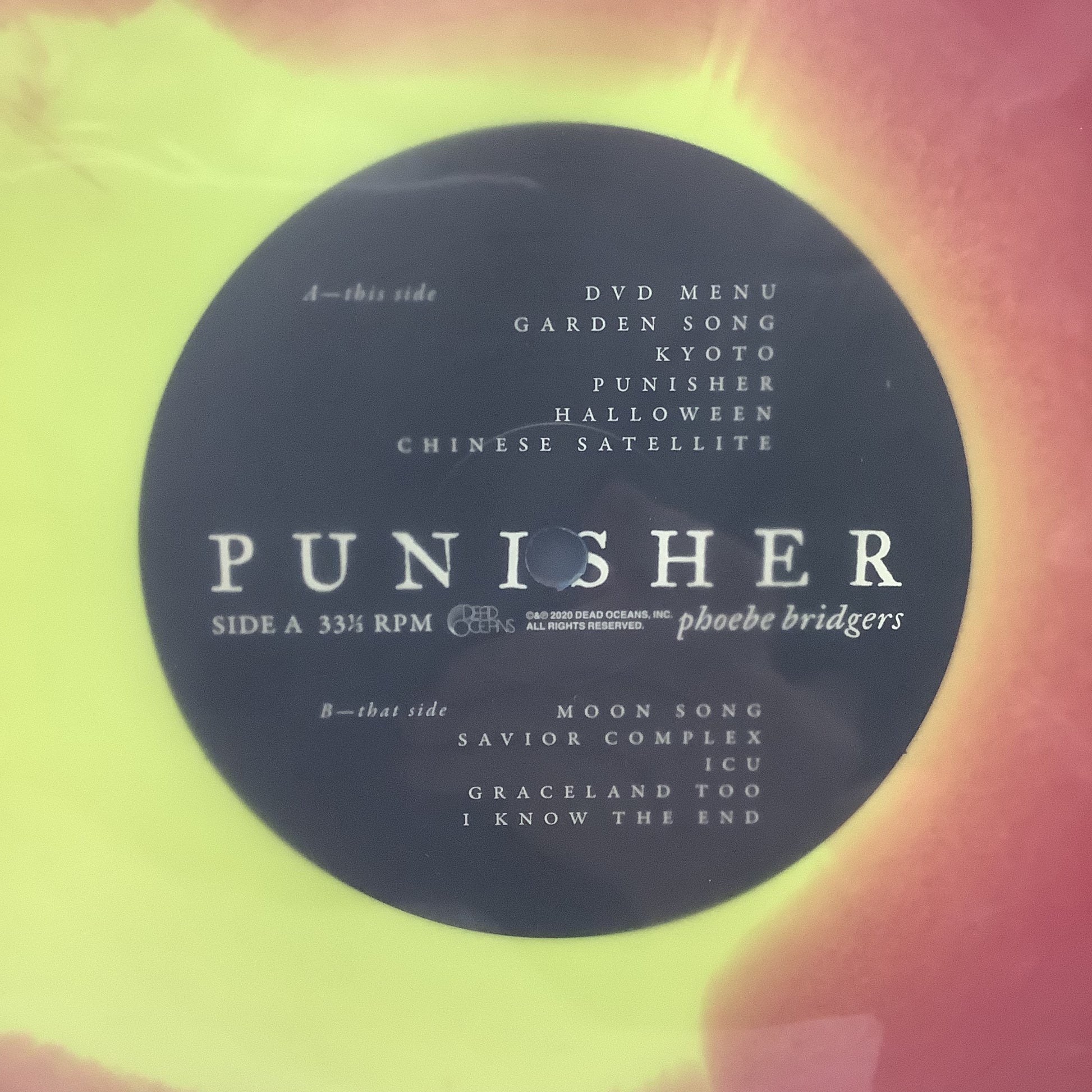 Phoebe Bridgers, Punisher, Vinyl, LP, Dead Oceans, 2020