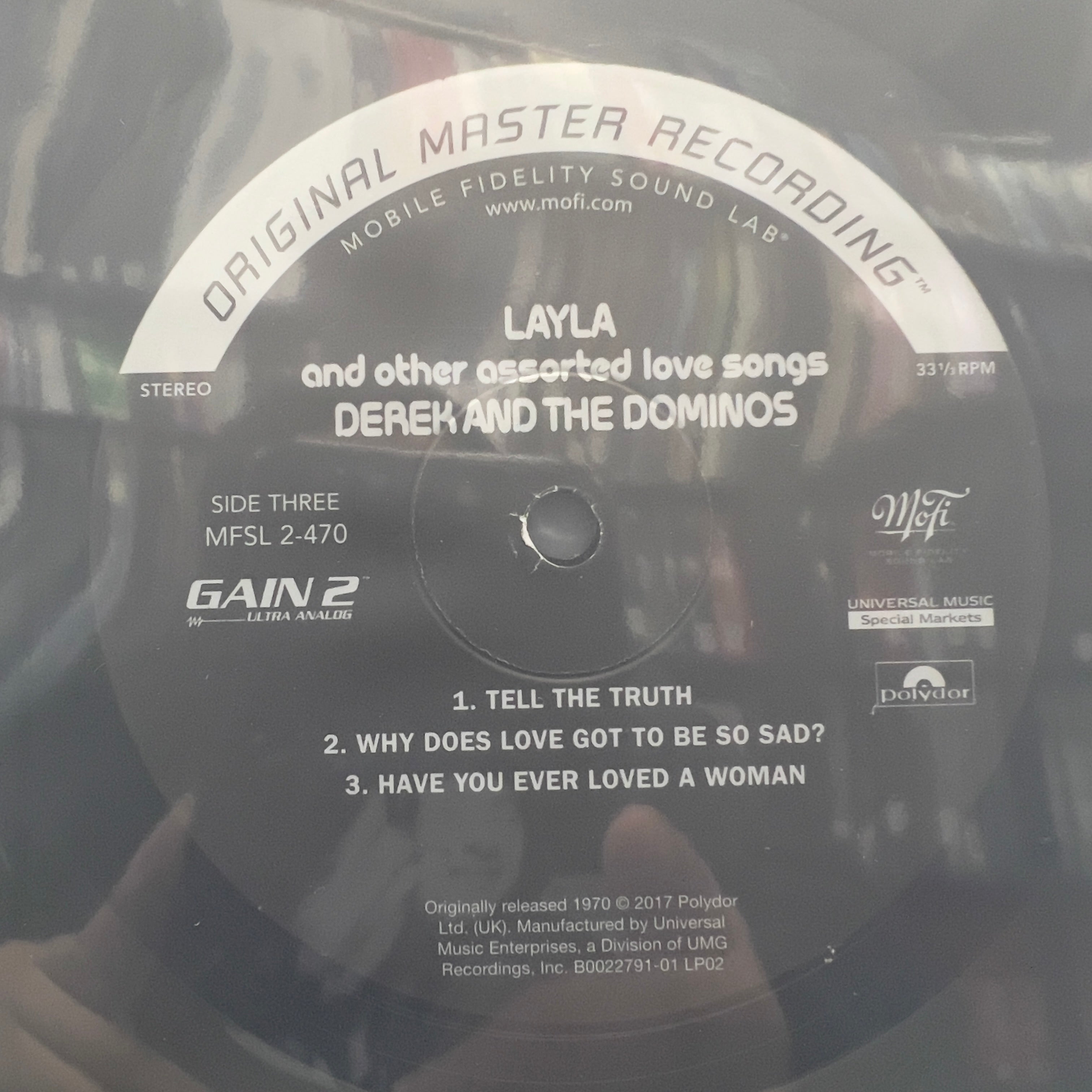 Derek And The Dominos - Layla And Other Assorted Love Songs - MFSL LP