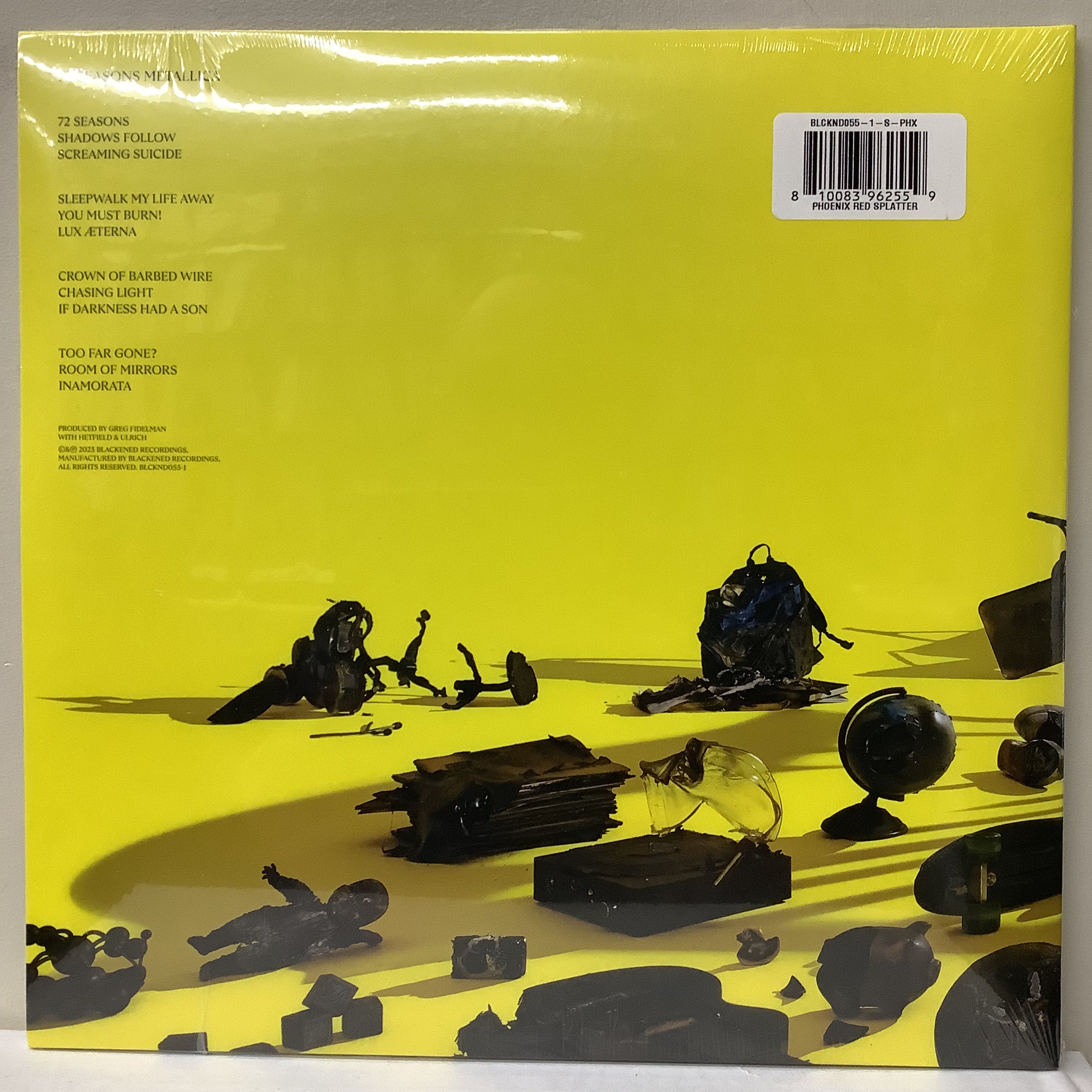 Metallica - 72 Seasons - Phoenix Red Splatter Vinyl LP