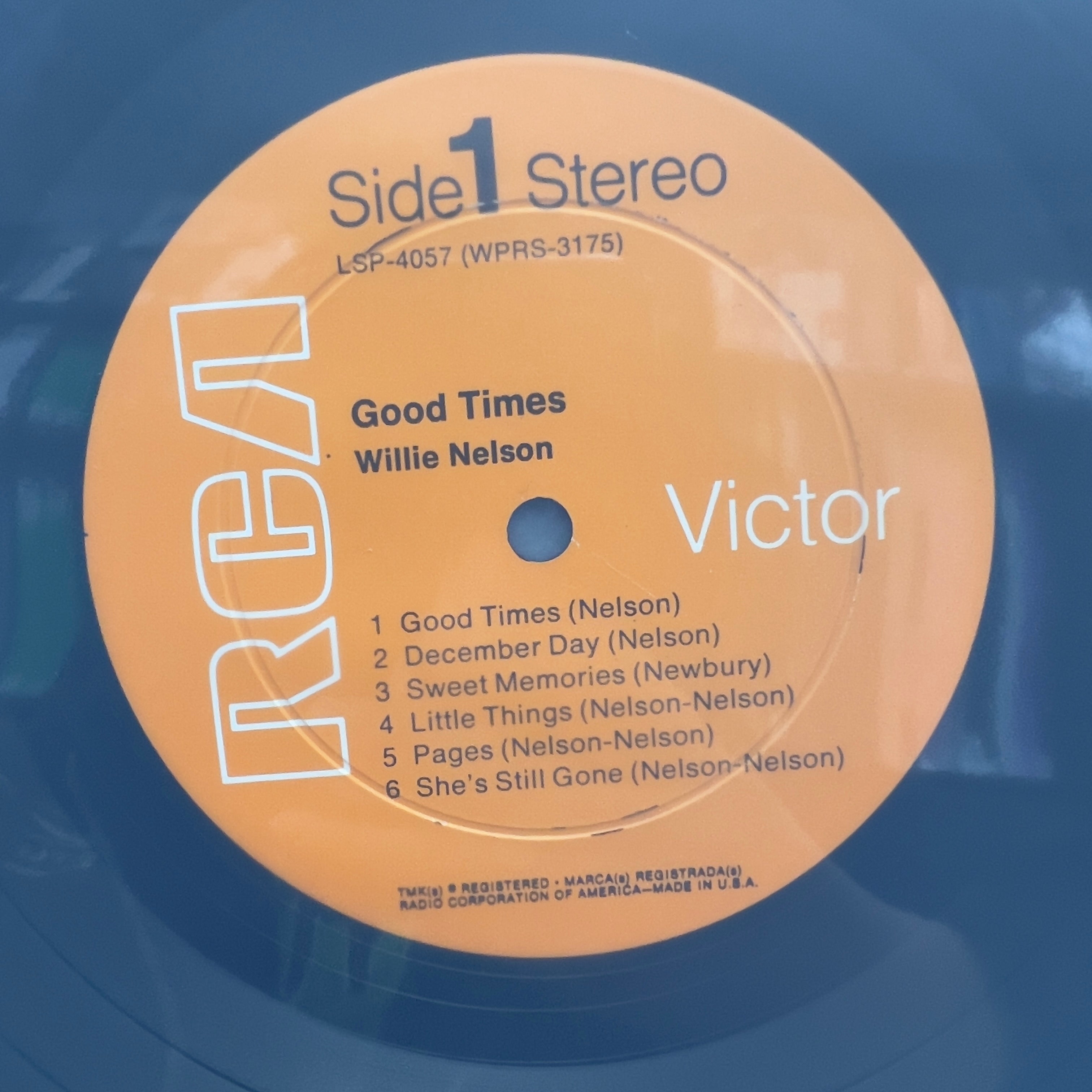 Willie Nelson - Good Times - LP