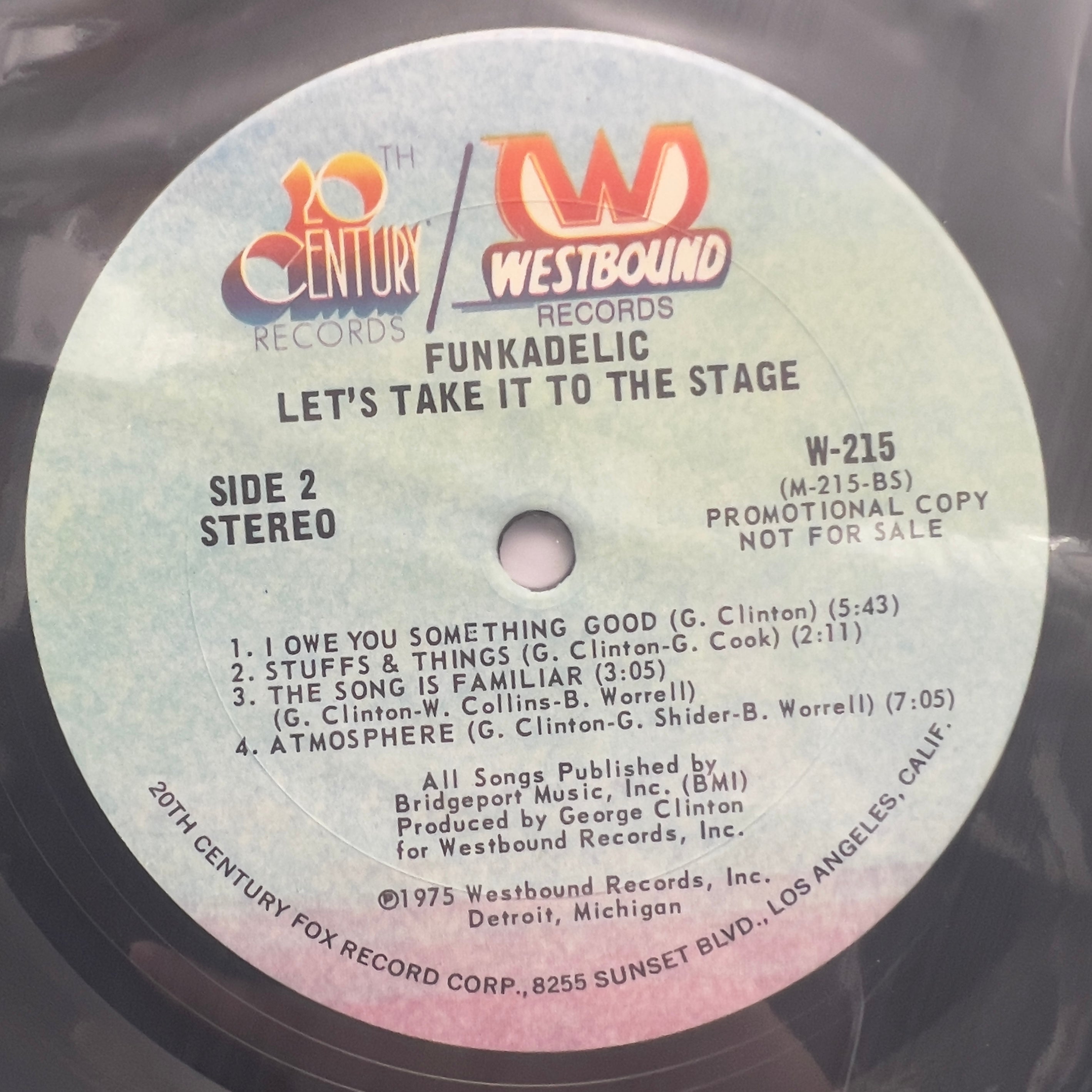 Funkadelic - Let's Take It To The Stage - LP