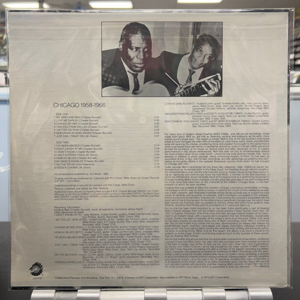 Howlin' Wolf - Change My Way - LP