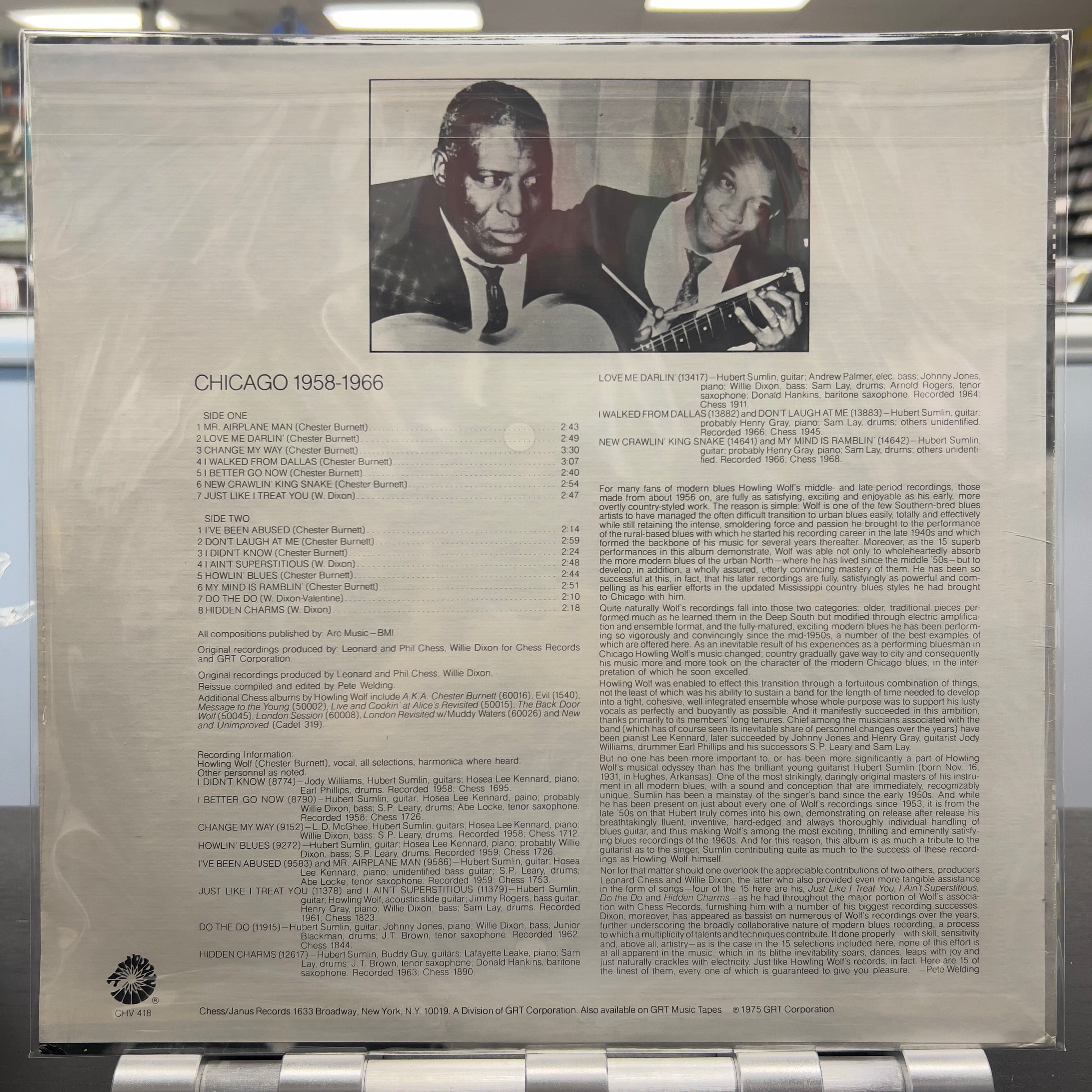 Howlin' Wolf - Change My Way - LP